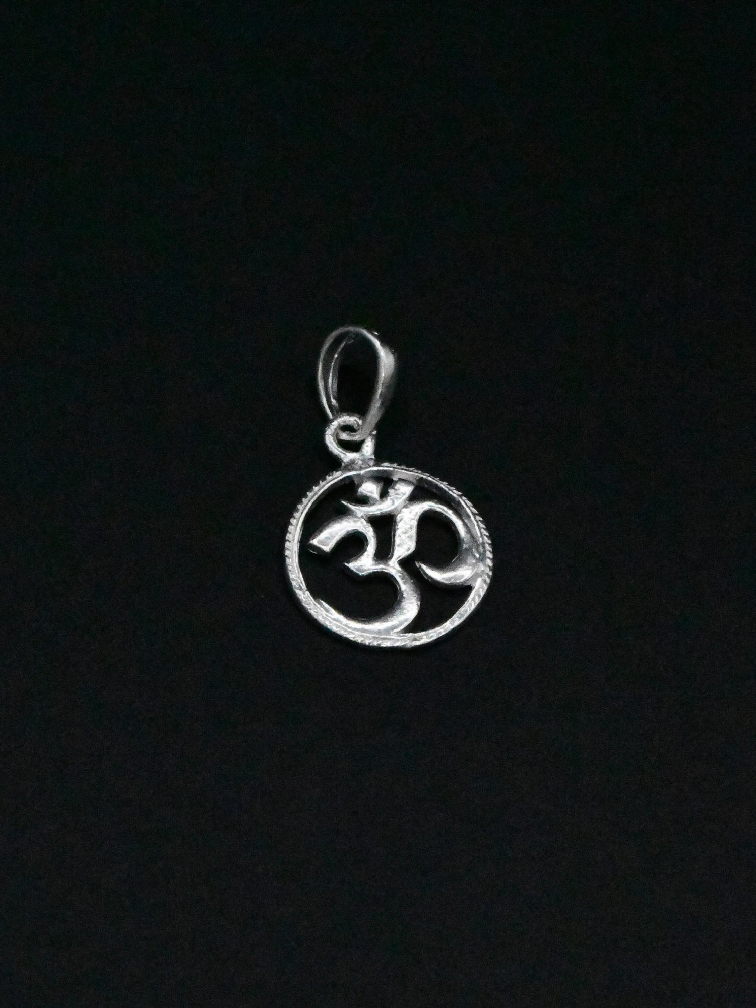 Silver Om Pendant