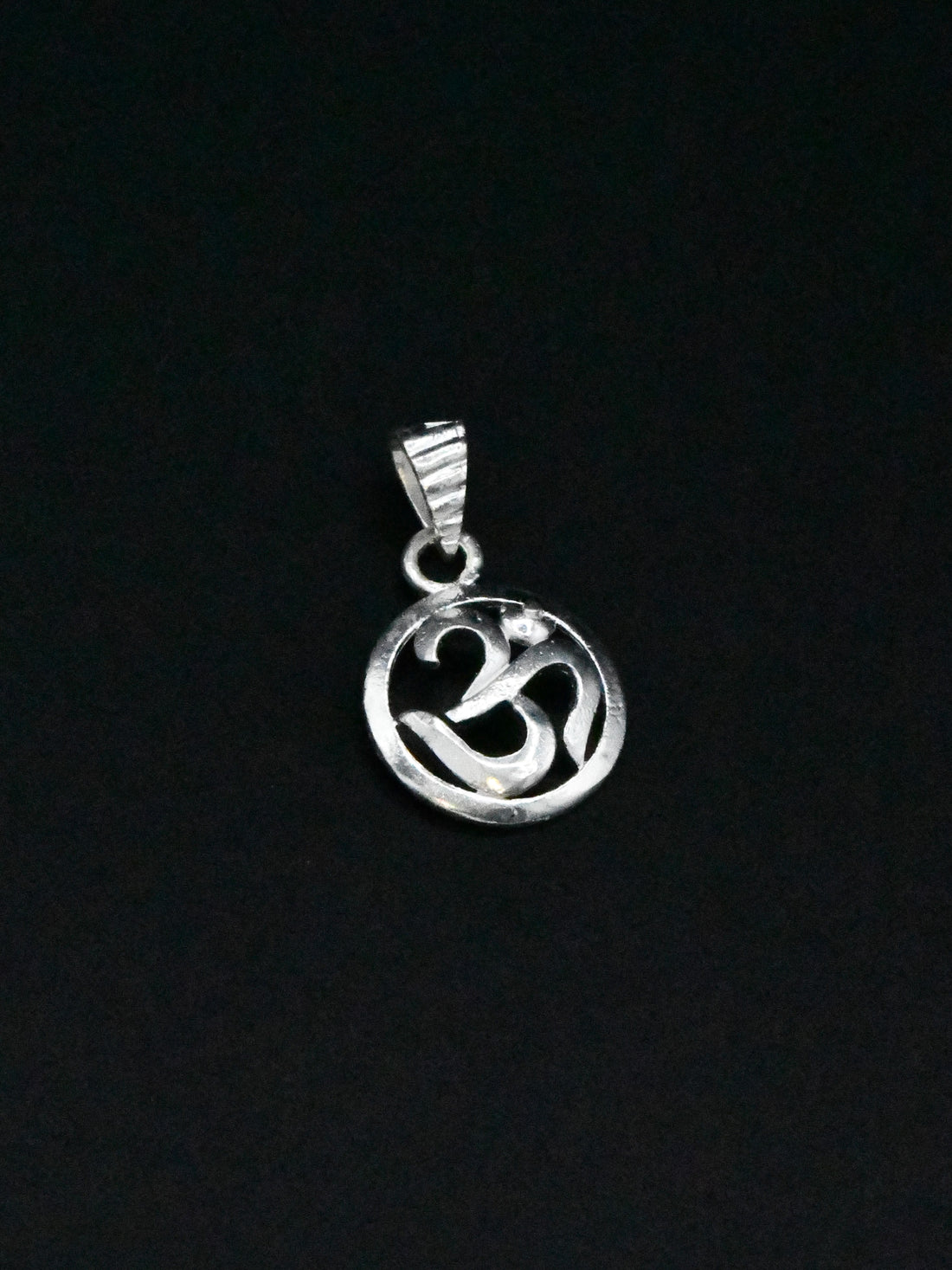 Silver Om Pendant