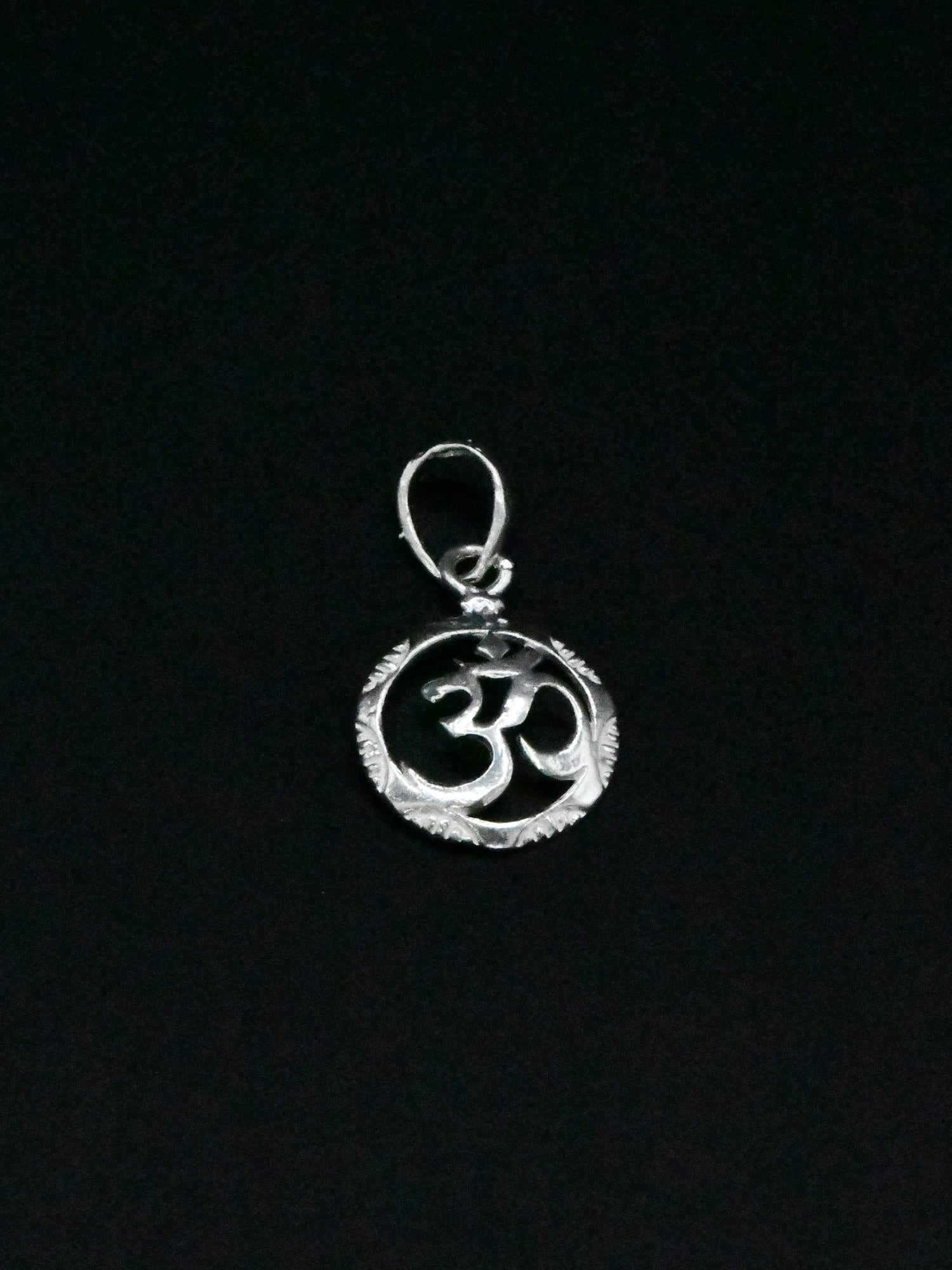 Silver Om Pendant