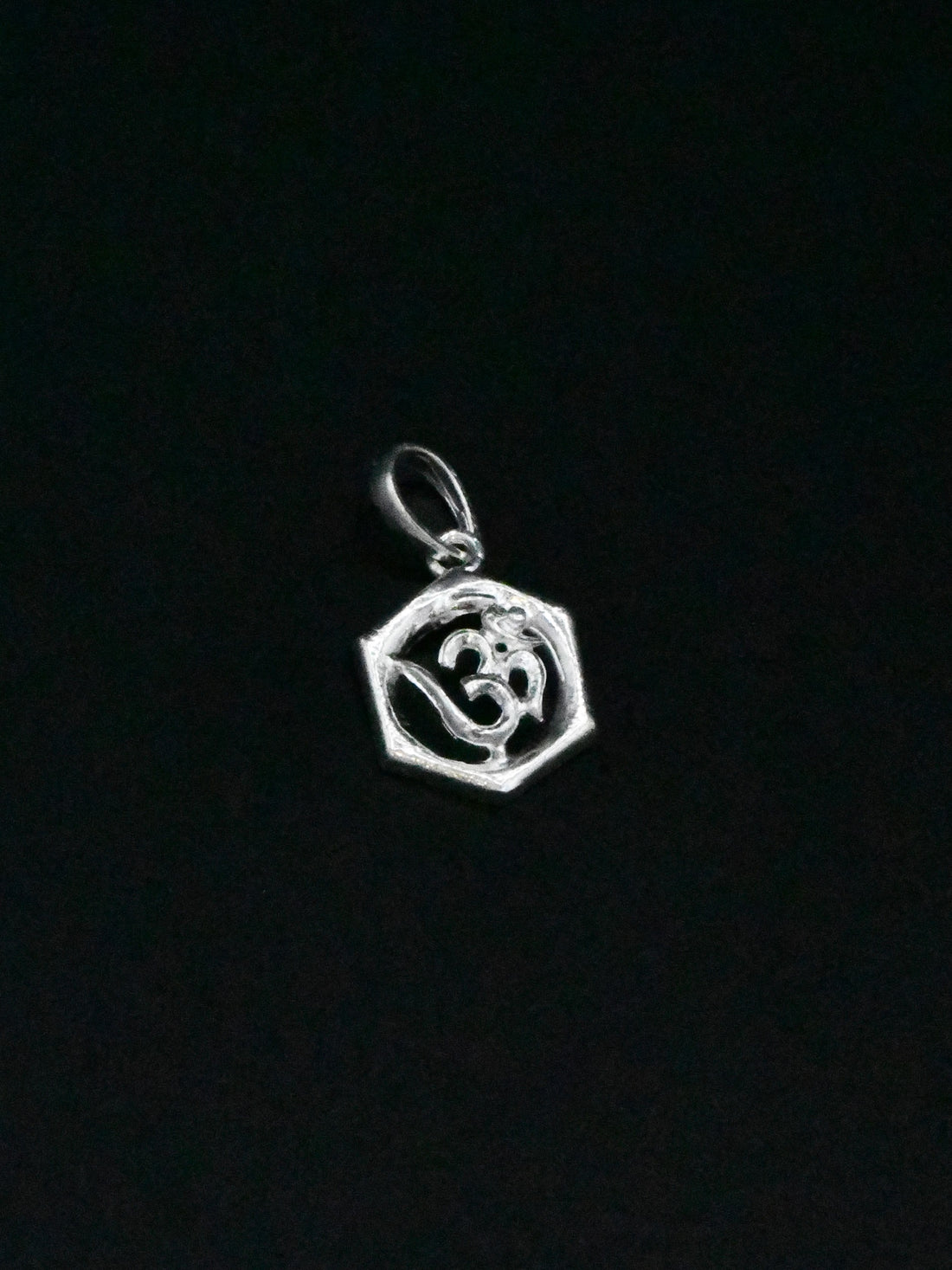 Silver Om Pendant