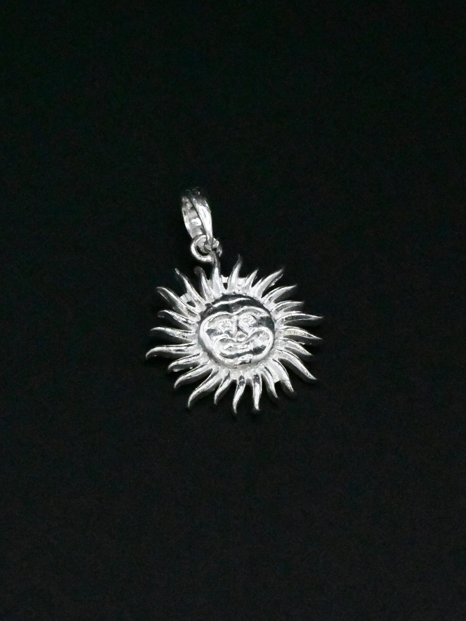 Silver Surya Pendant