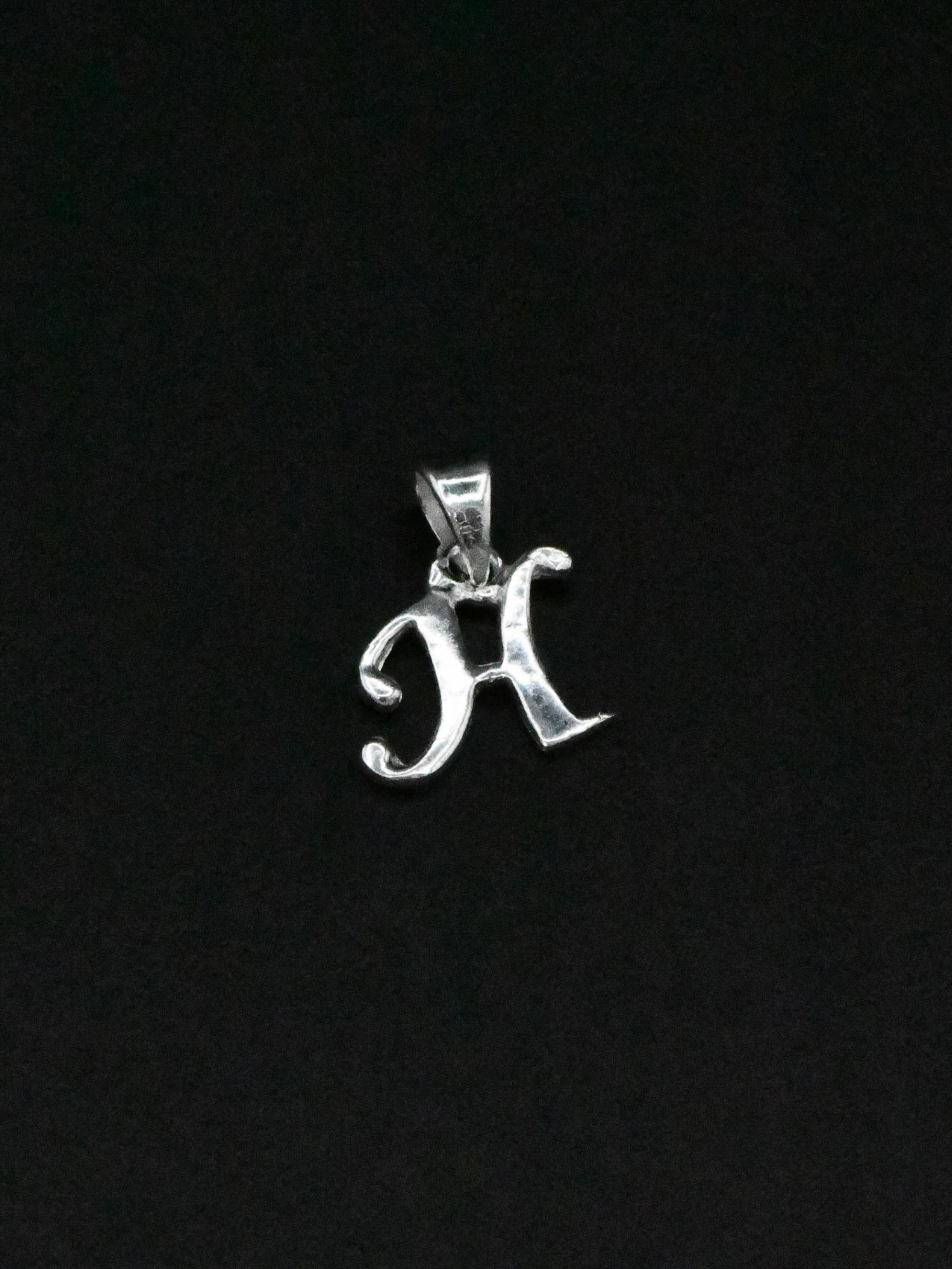 Silver &quot;H&quot; Pendant