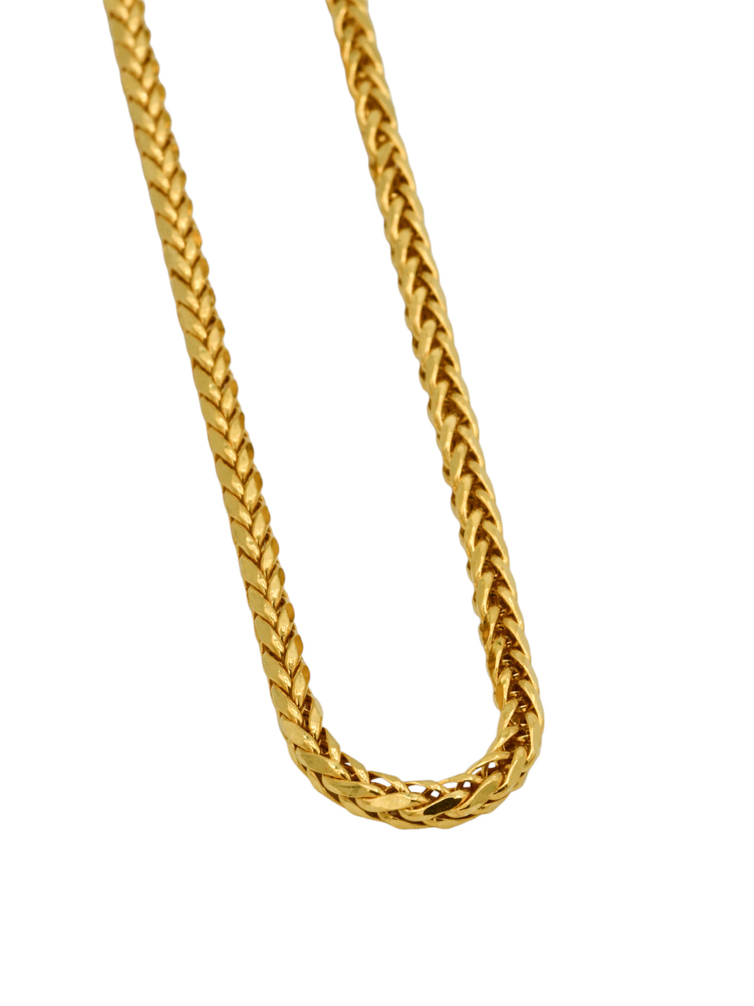 22ct Gold Hollow Fox Tail Chain