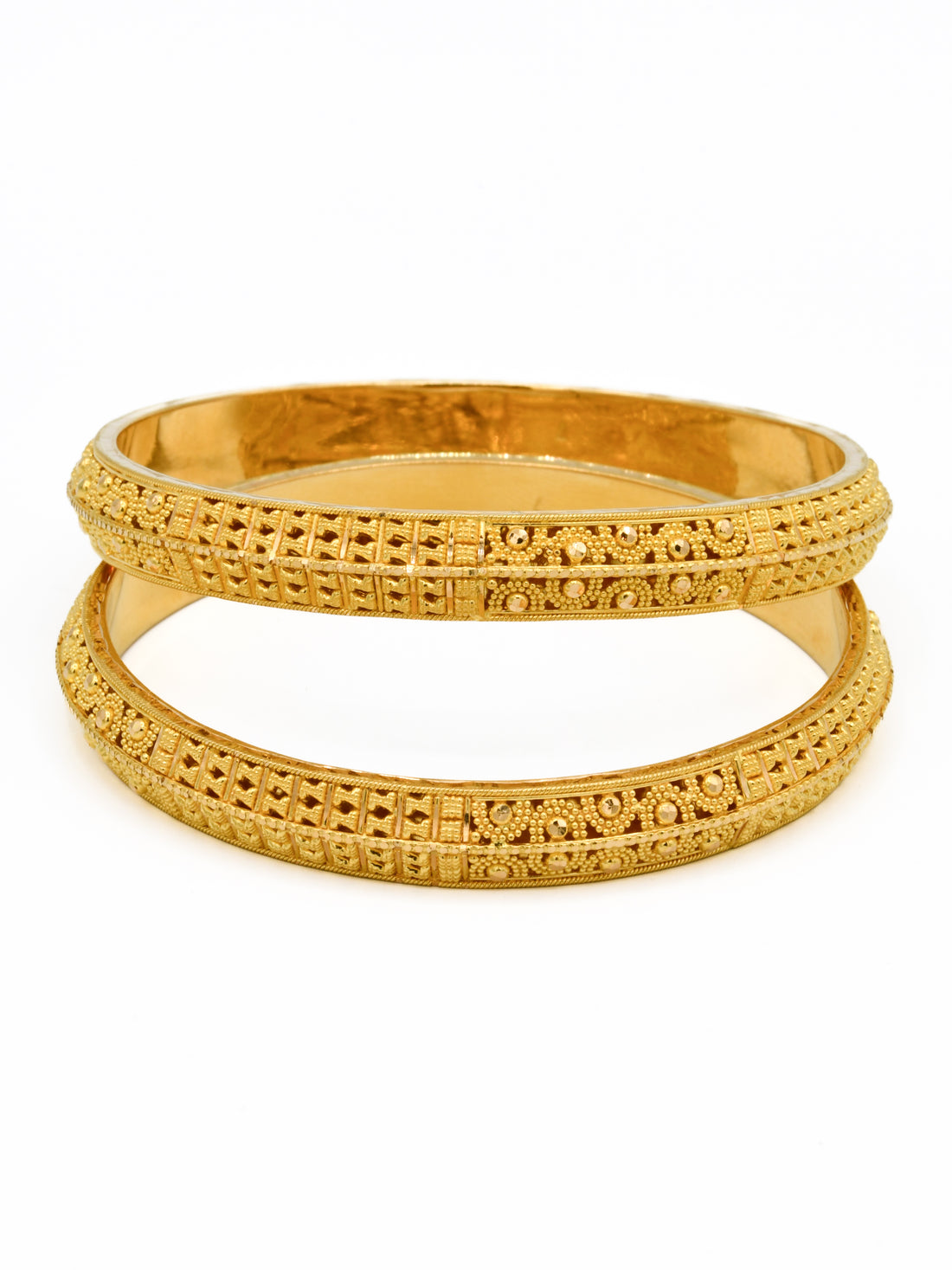 22ct Gold 2 Piece Bangle