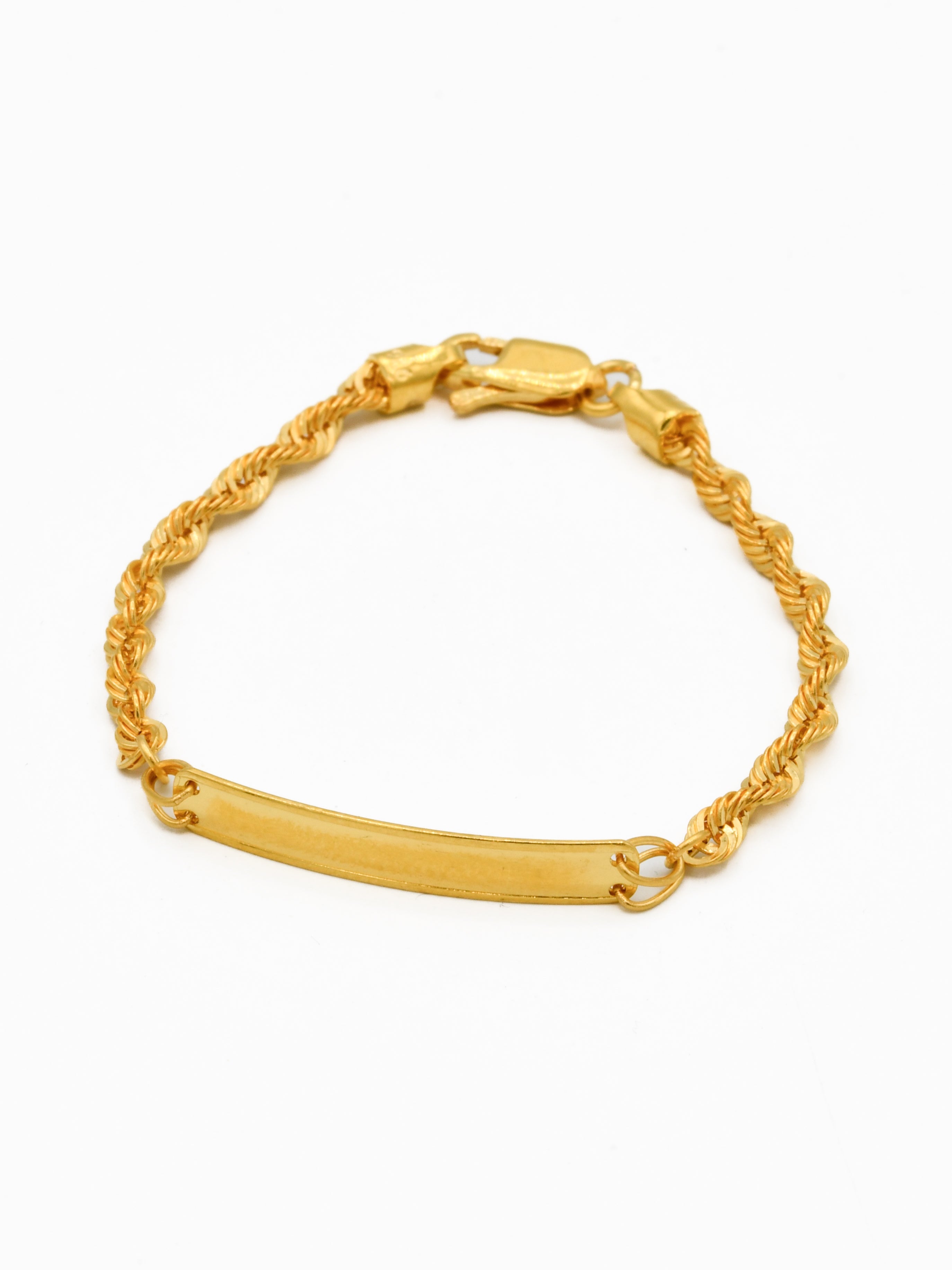 22ct Gold 1 Piece Baby Bracelet