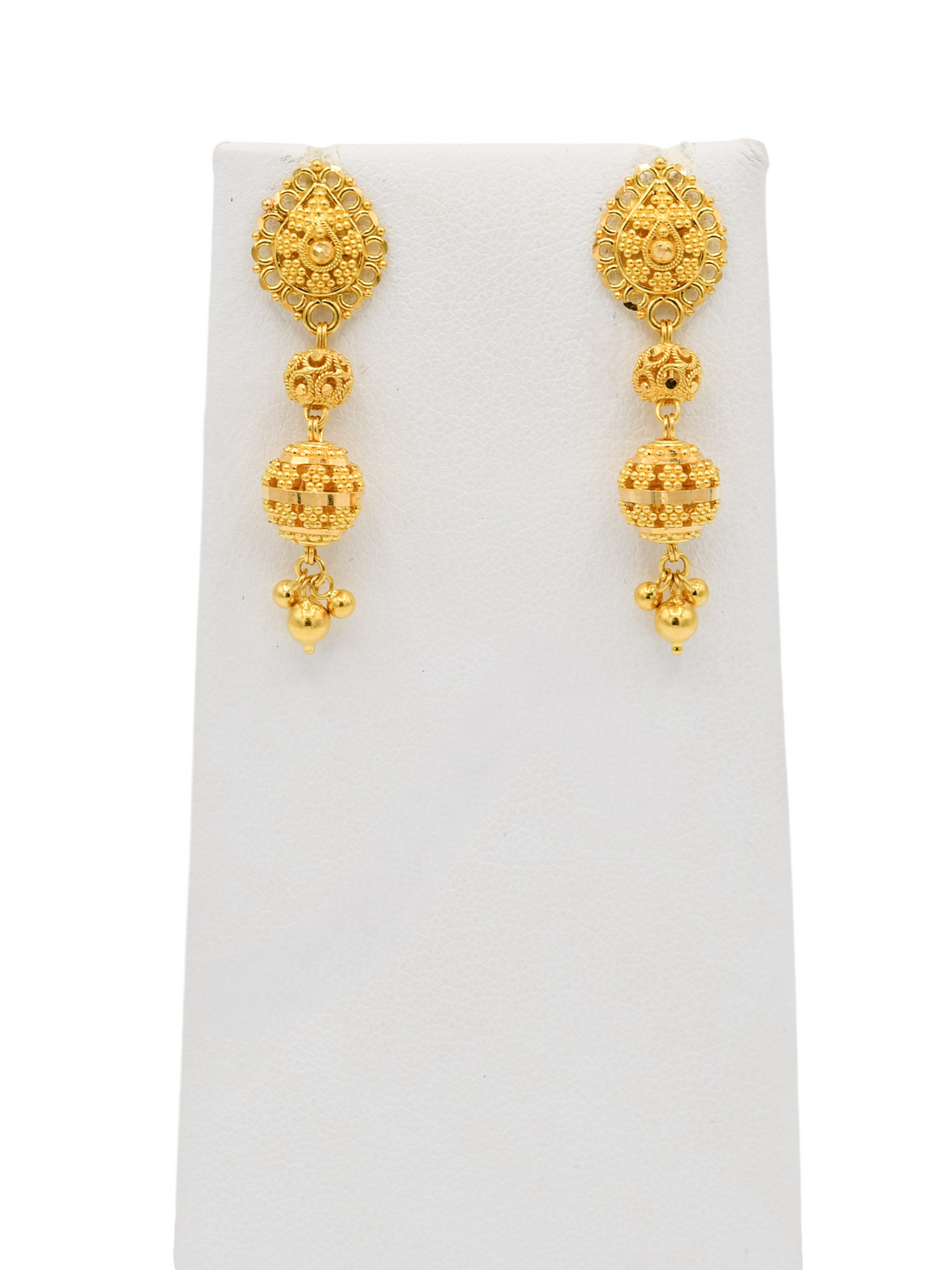 22ct Gold Ball Earrings