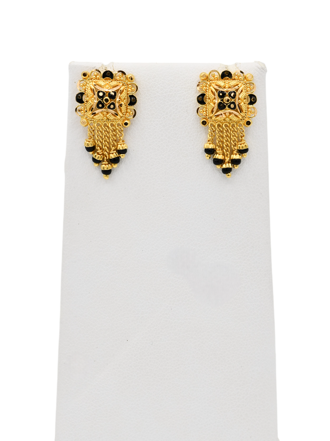 22ct Gold Minakari Earrings