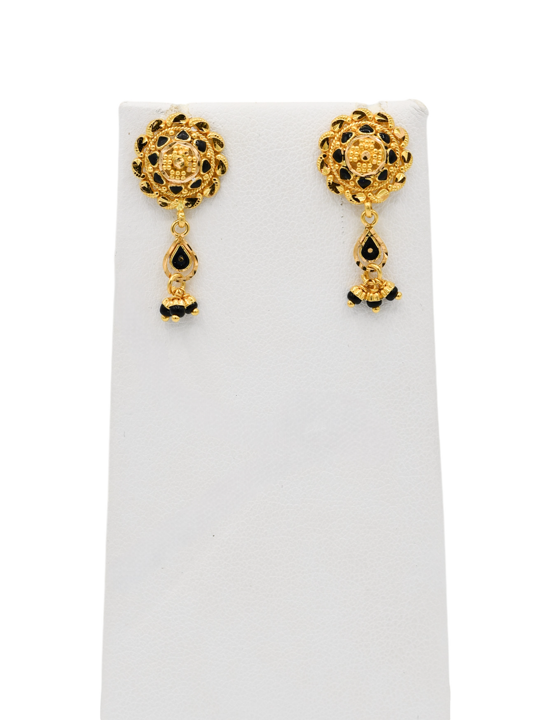 22ct Gold Minakari Earrings