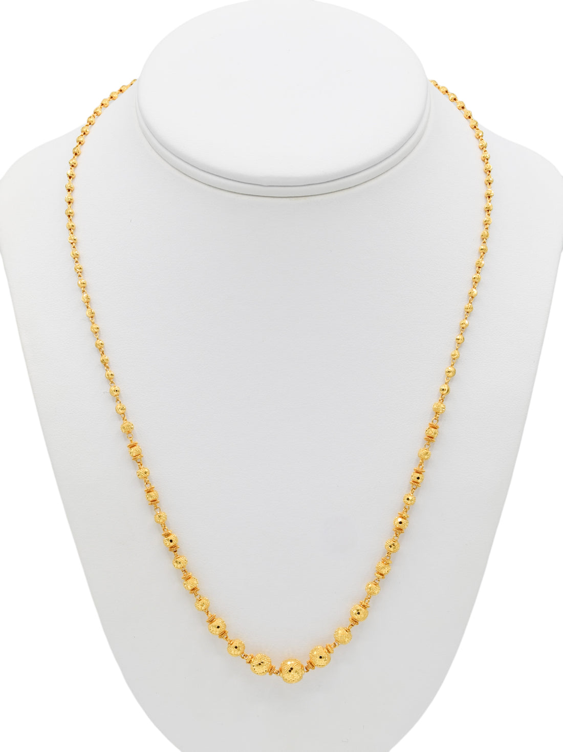 22ct Gold Ball Fancy Chain