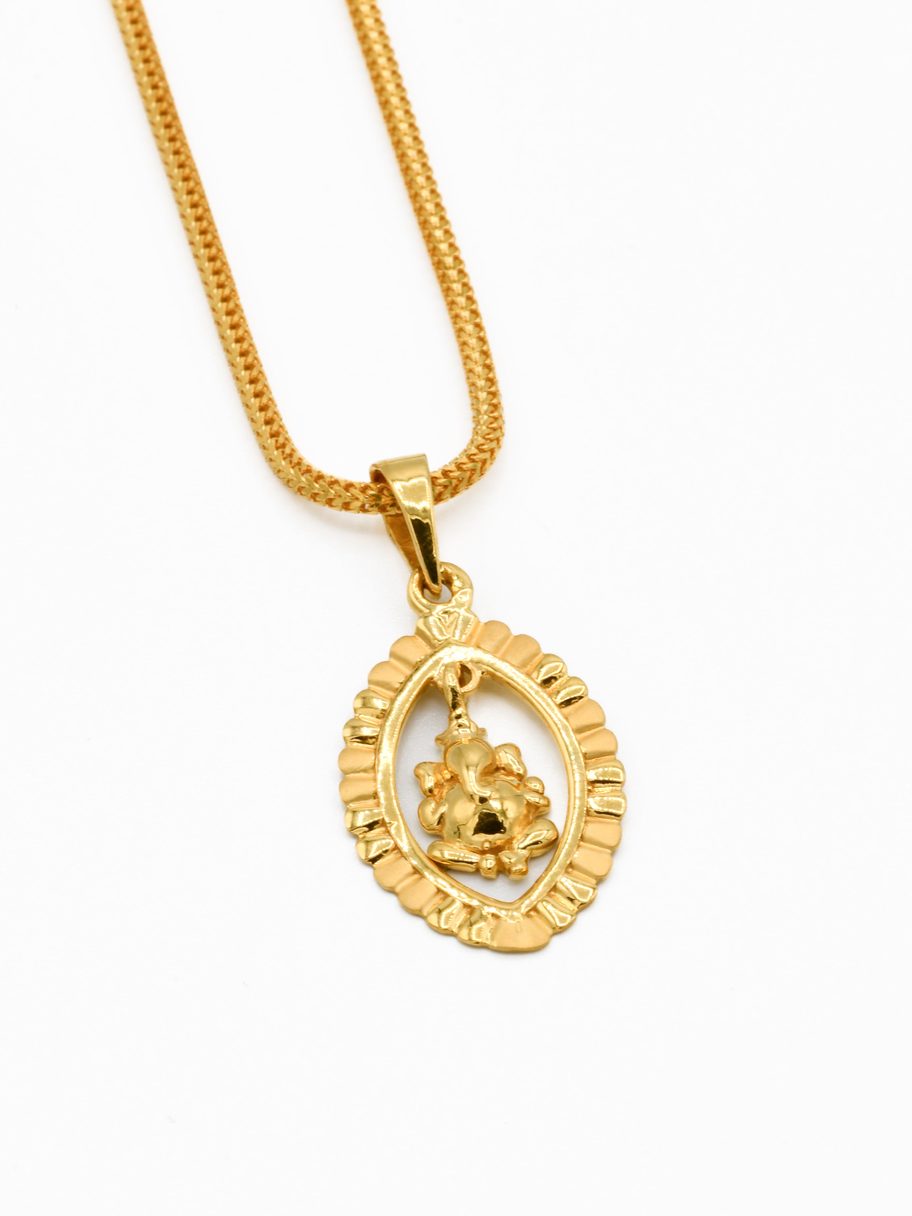 22ct Gold Ganesh Pendant