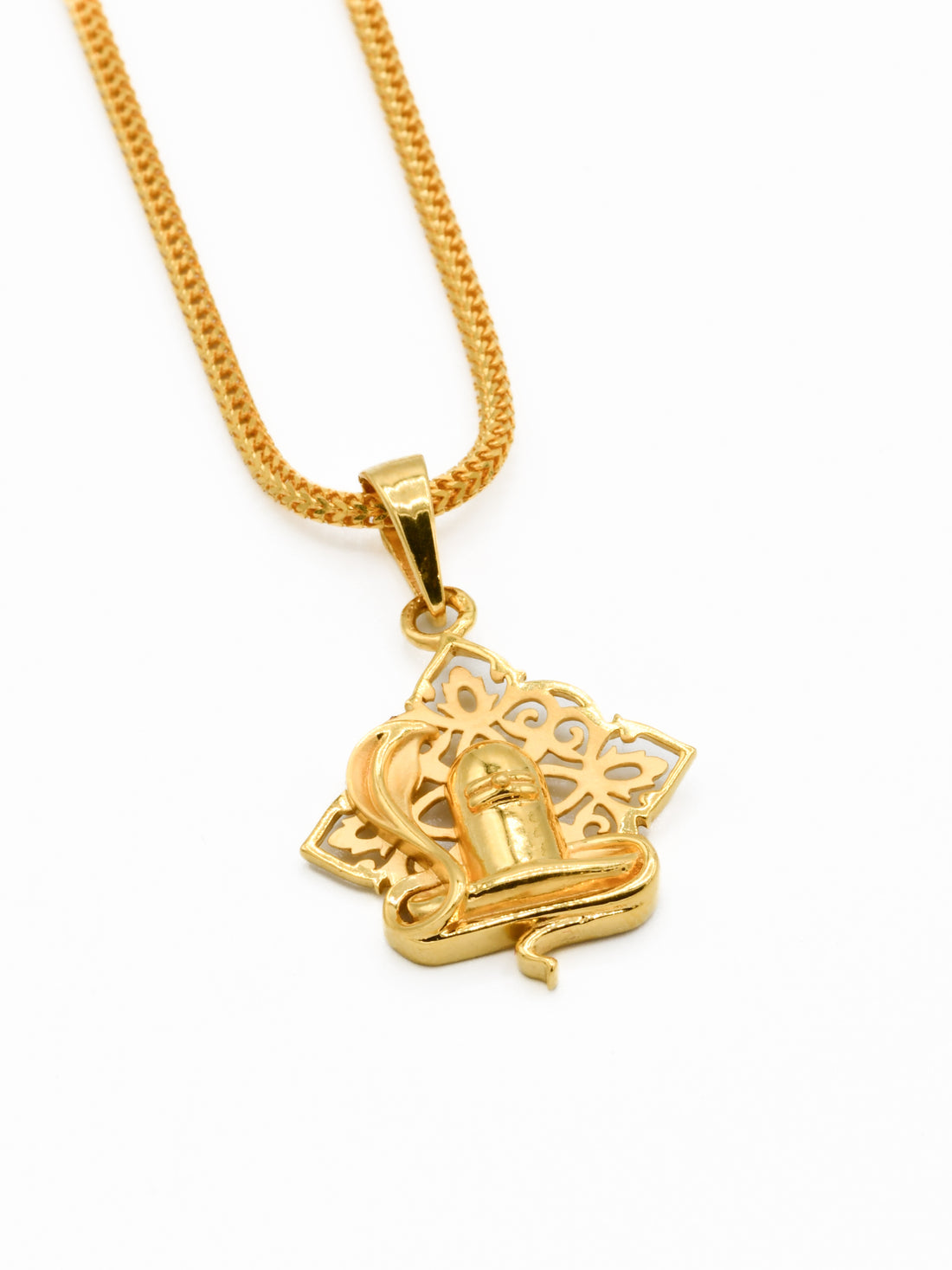 22ct Gold Shivling Pendant