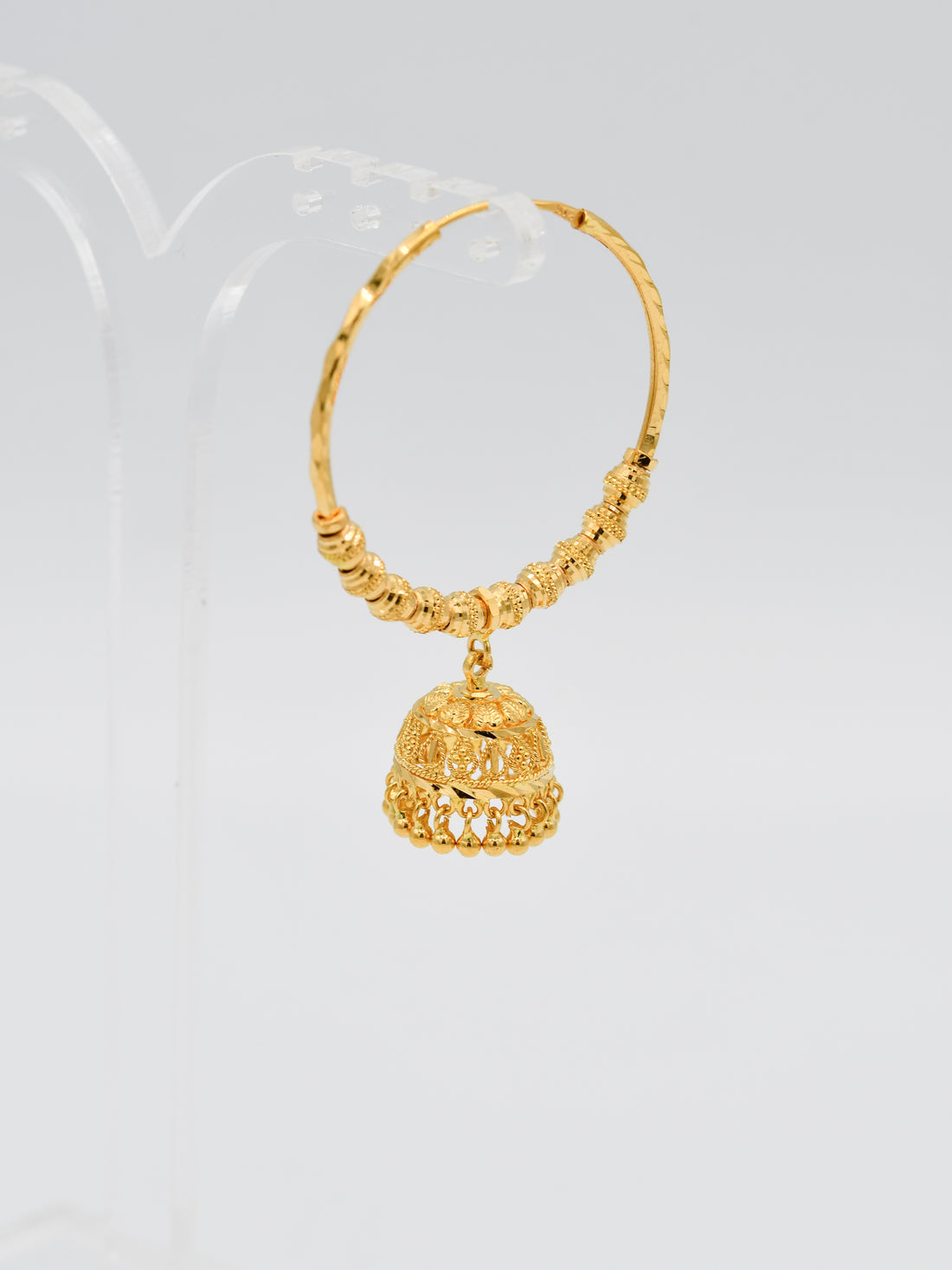 22ct Gold Ball Jhumki Bali