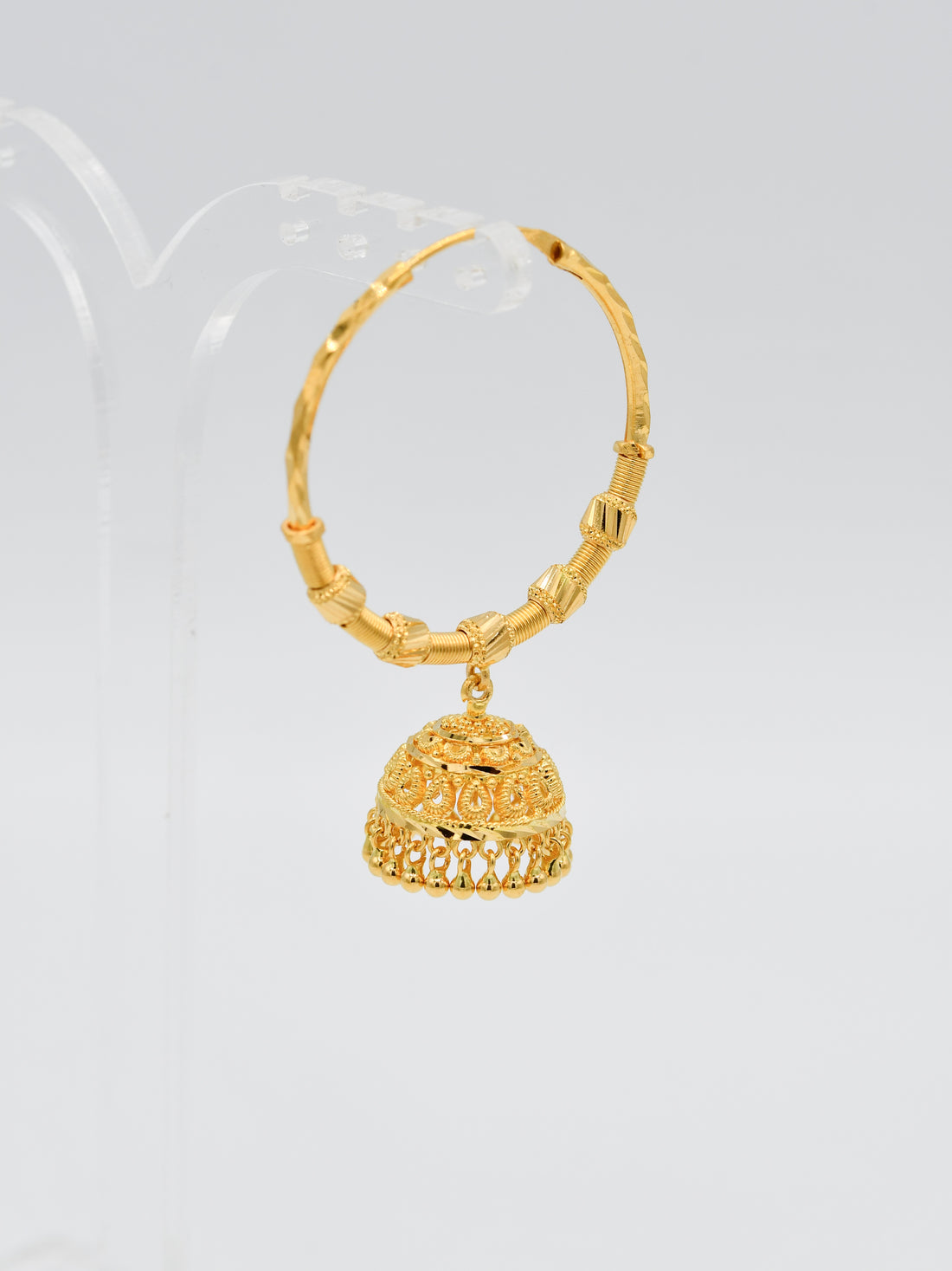 22ct Gold Ball Jhumki Bali