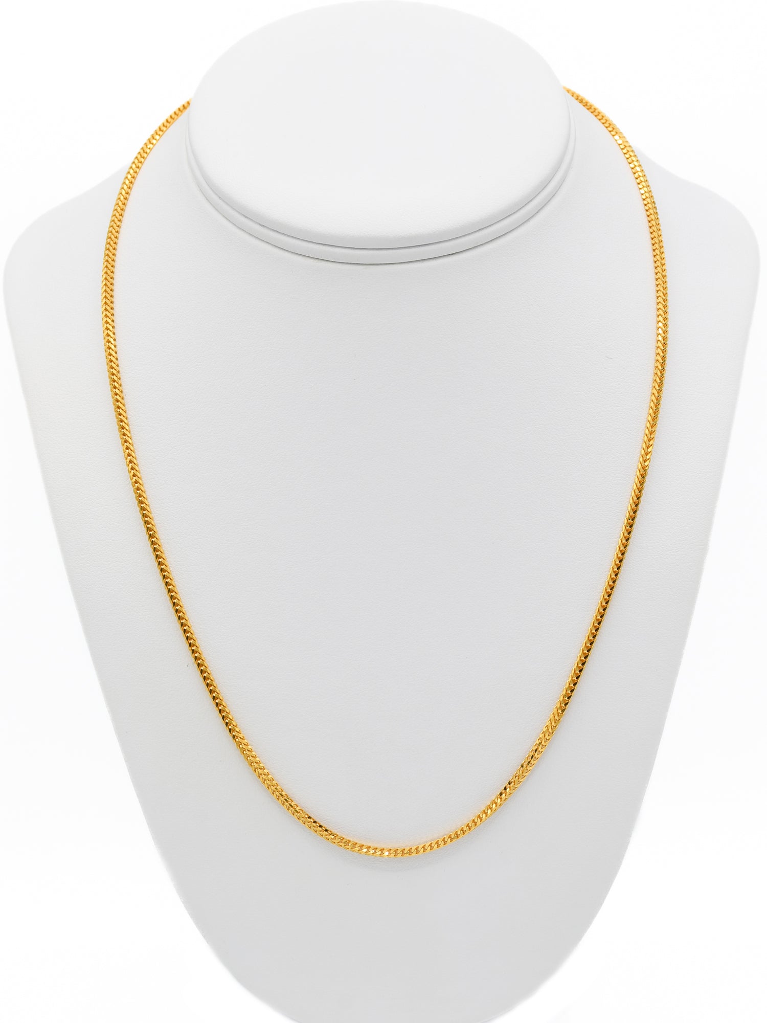 22ct Gold Fox Tail Chain - 50 cm