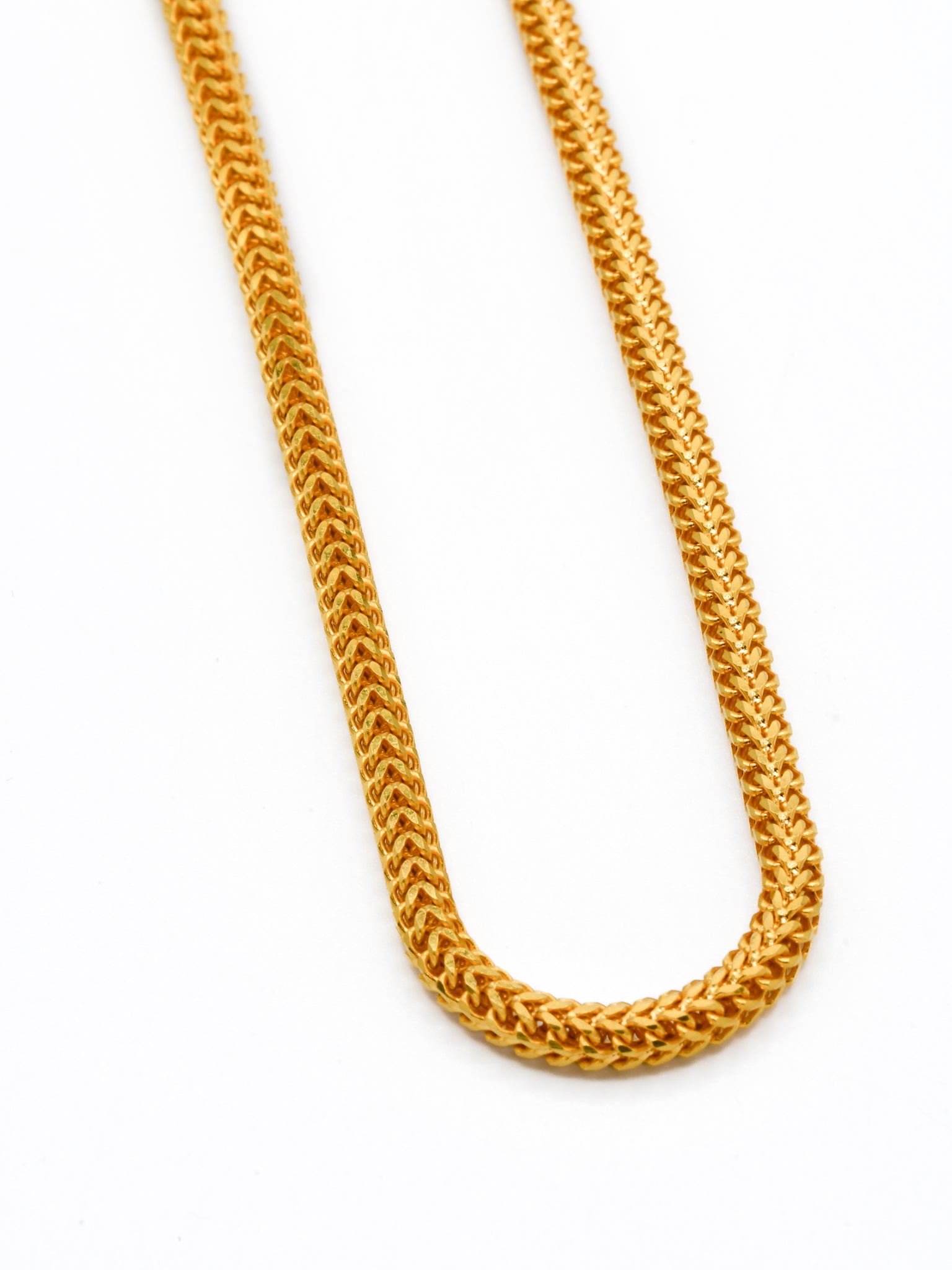 22ct Gold Fox Tail Chain - 50 cm