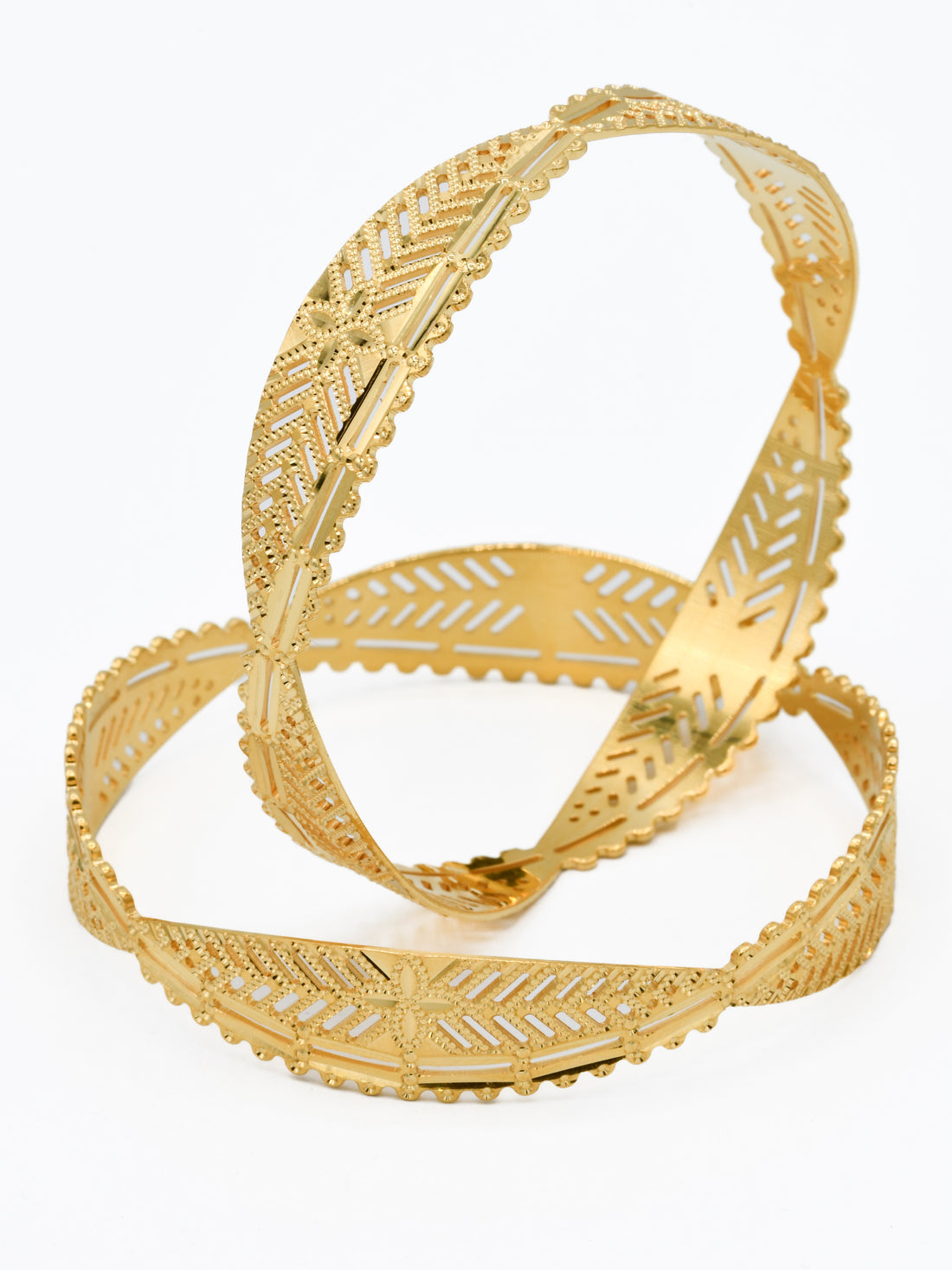 22ct Gold Pair Bangle