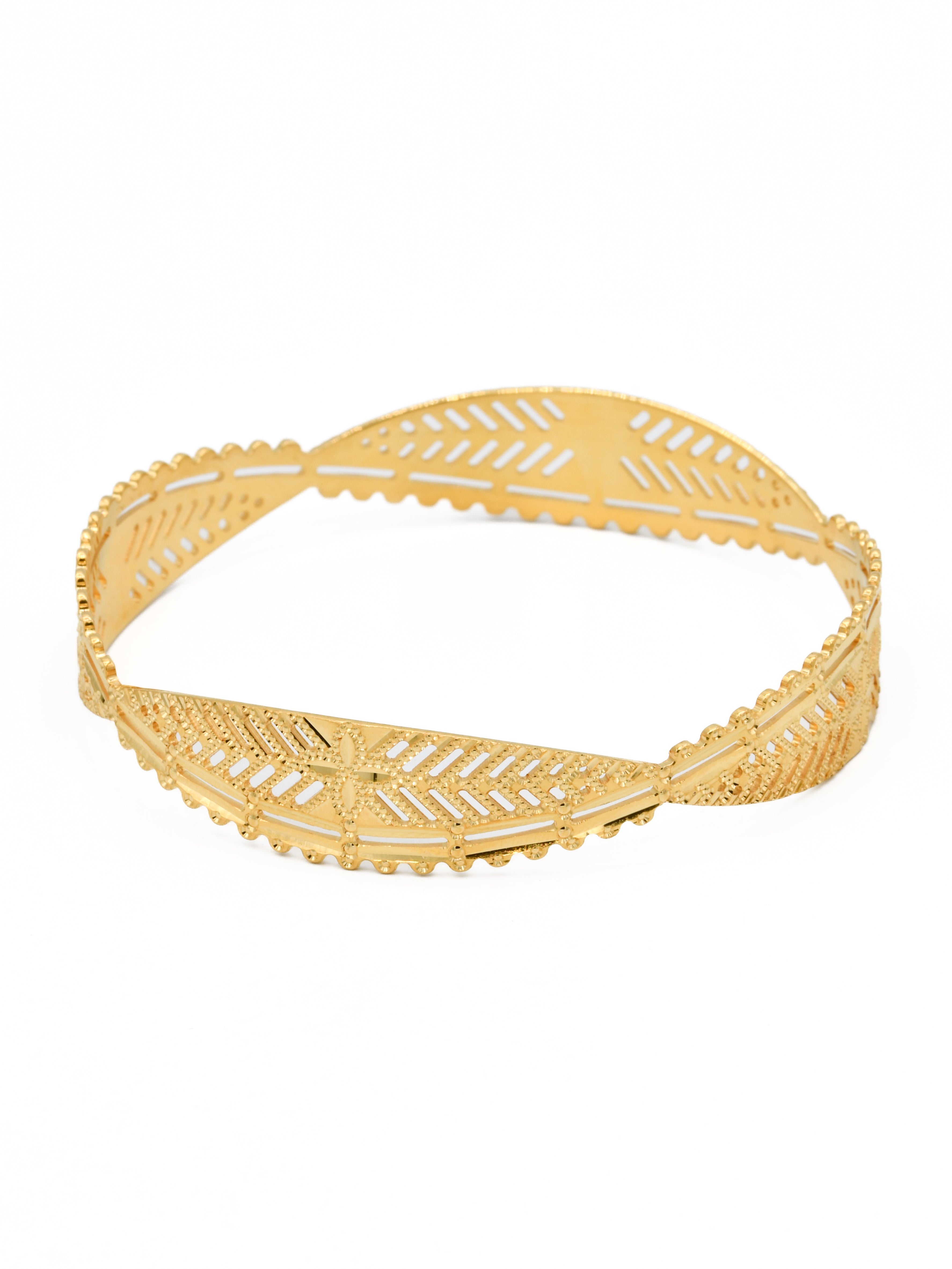 22ct Gold Pair Bangle