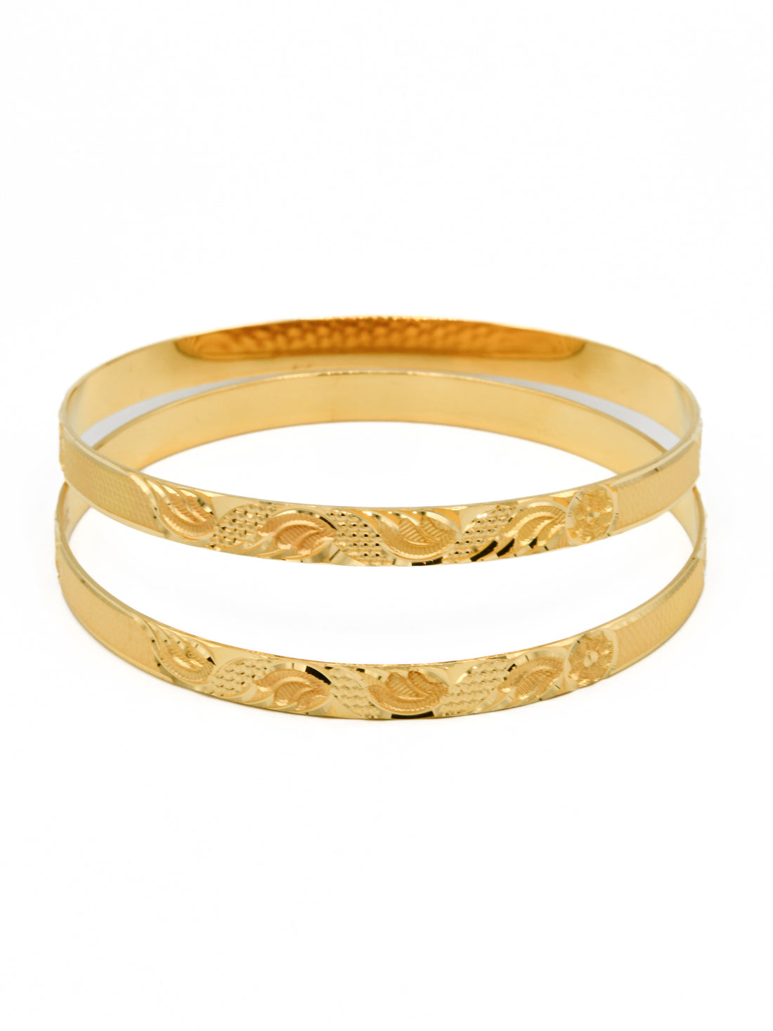 22ct Gold Pair Bangle