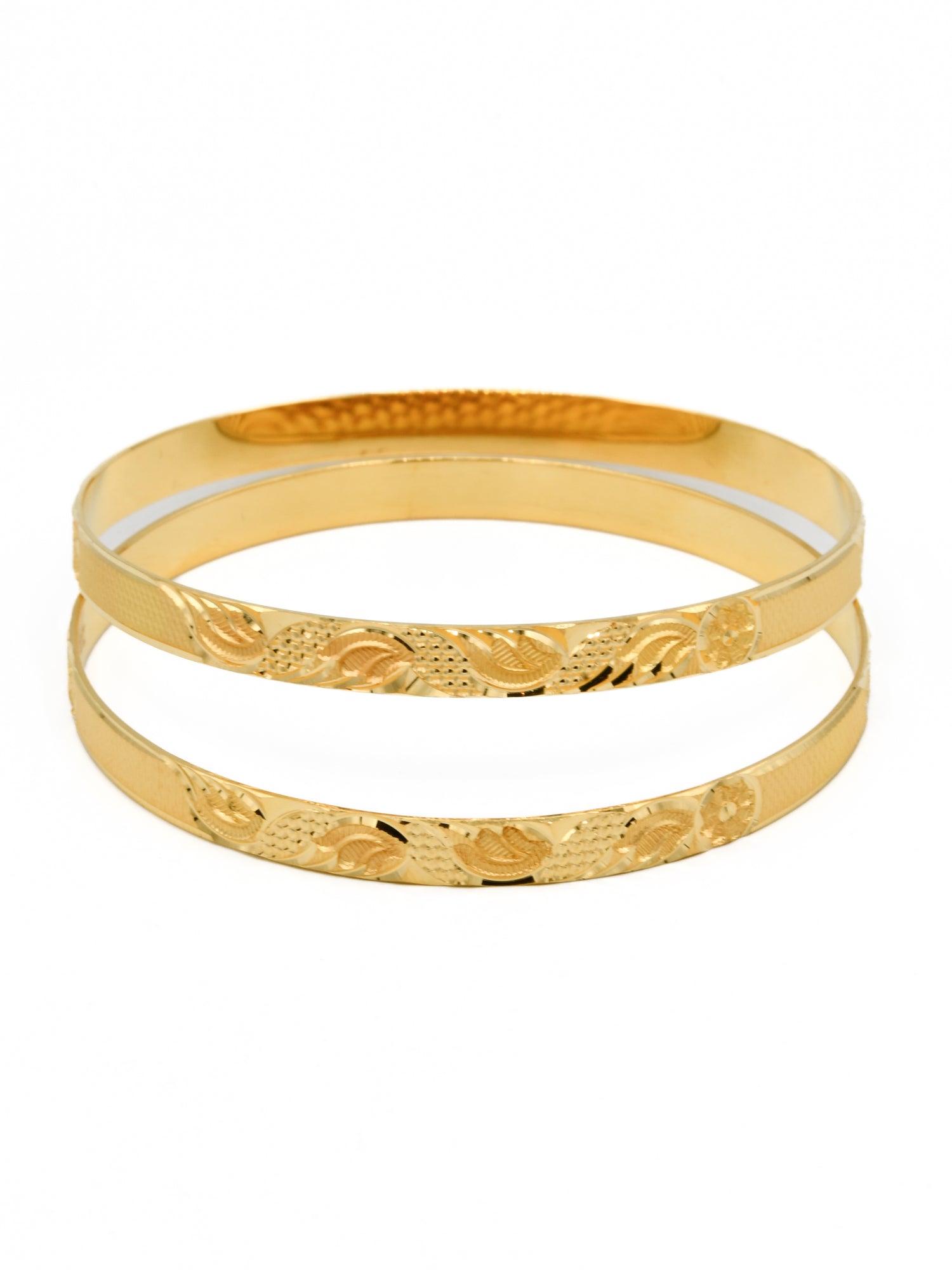 22ct Gold Pair Bangle