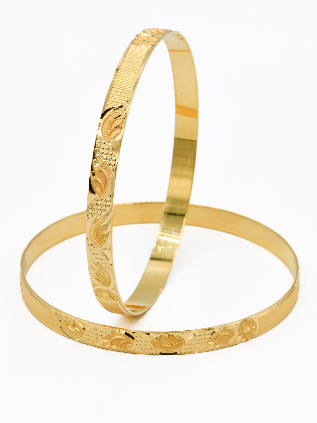 22ct Gold Pair Bangle