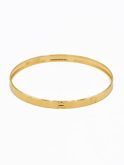 22ct Gold Pair Bangle