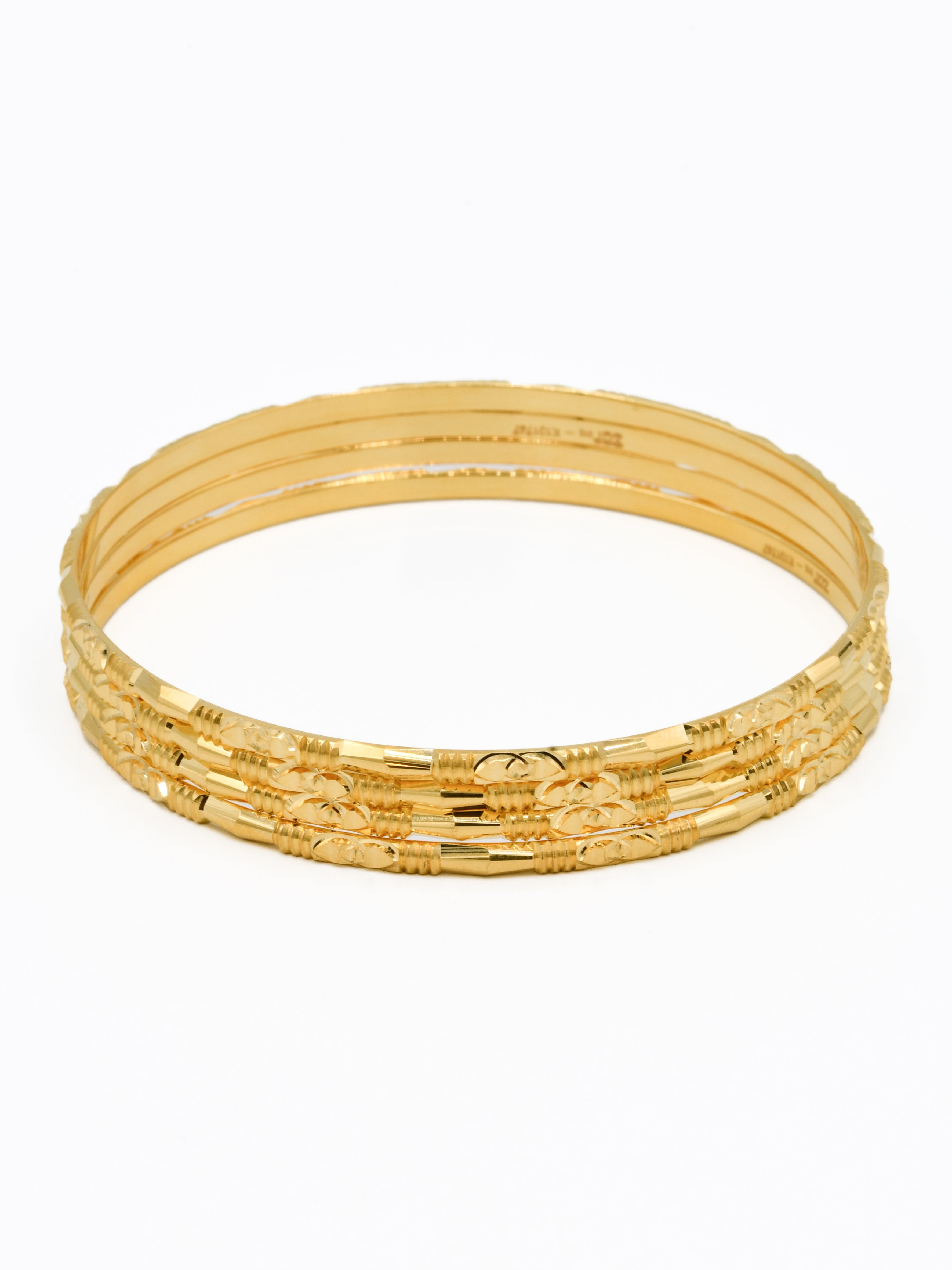 22ct Gold 4 Bangles