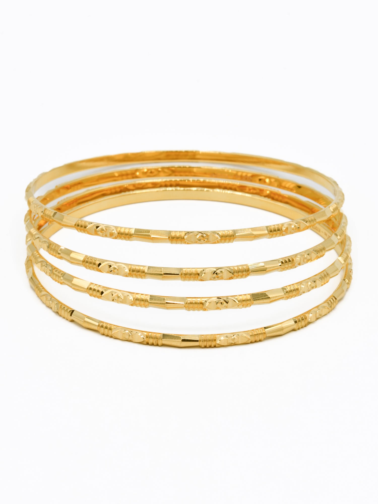 22ct Gold 4 Bangles