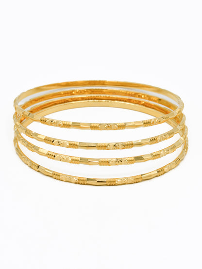 22ct Gold 4 Bangles