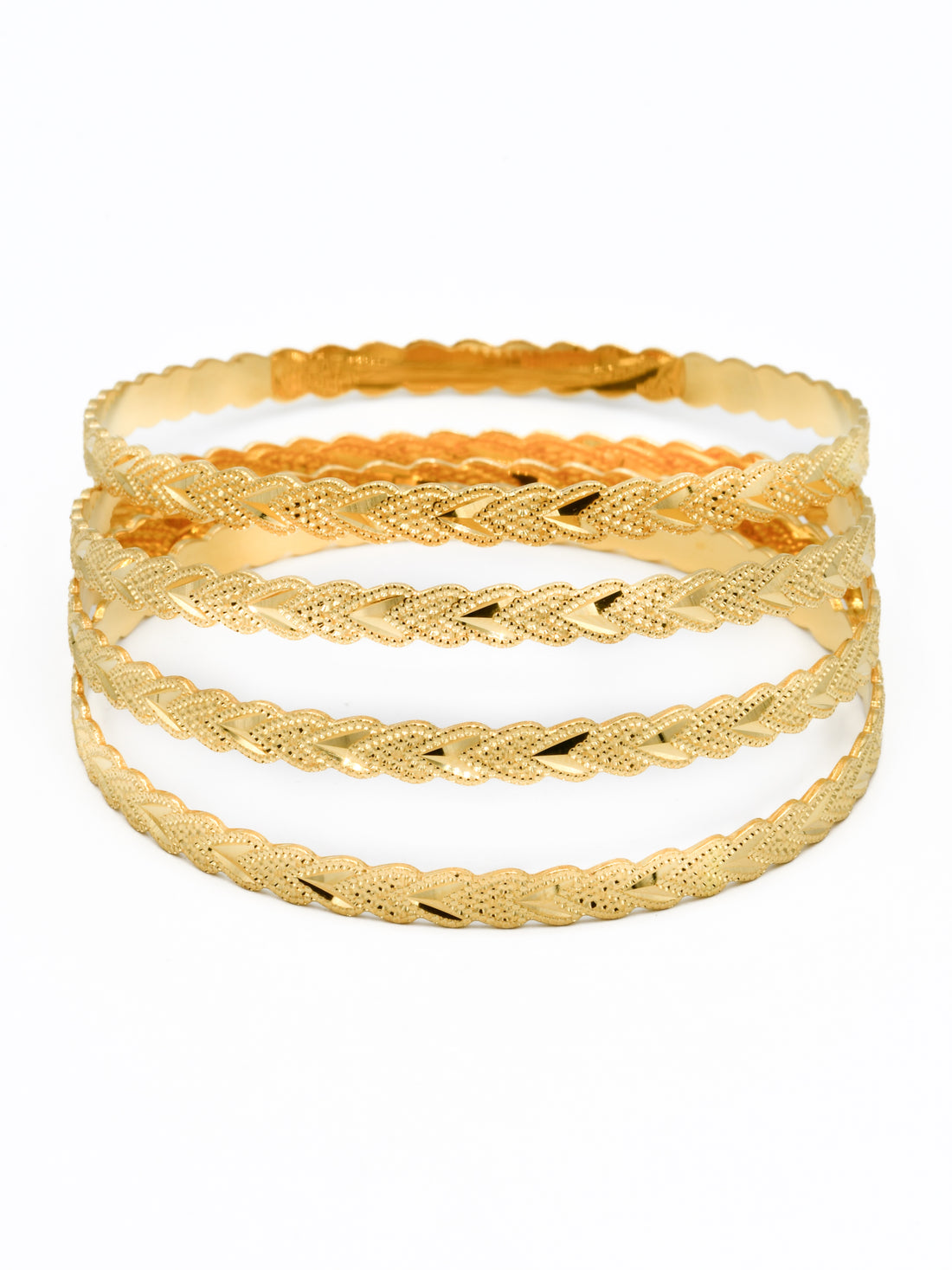 22ct Gold 4 Bangles