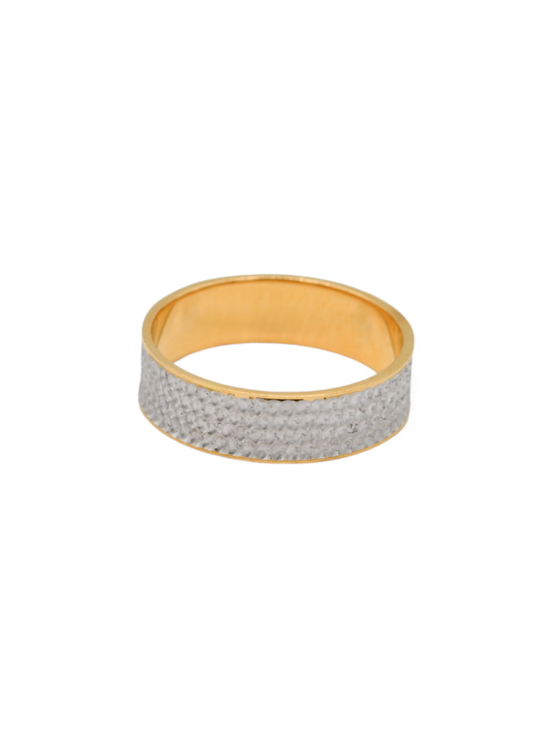 22ct Gold Two Tone Band Ring