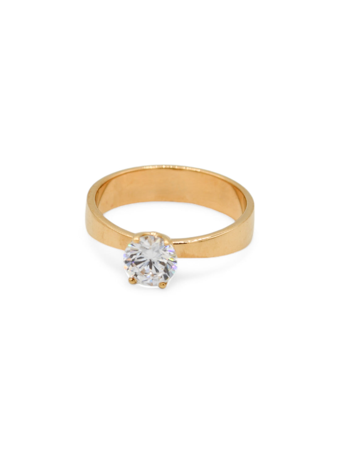 22ct Gold CZ Ladies Ring