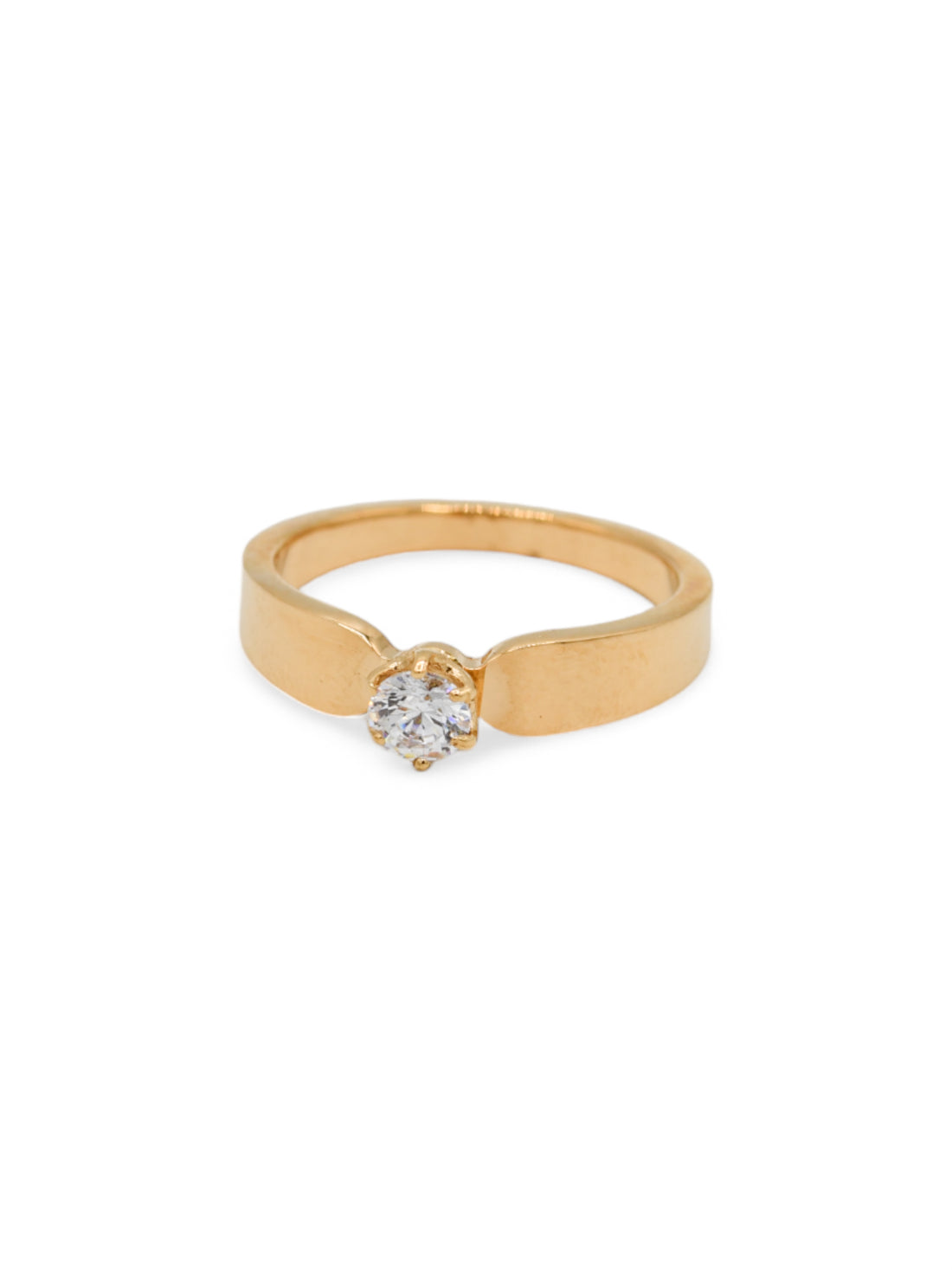 22ct Gold CZ Ladies Ring