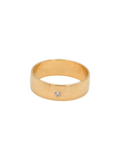 22ct Gold CZ Band Ring