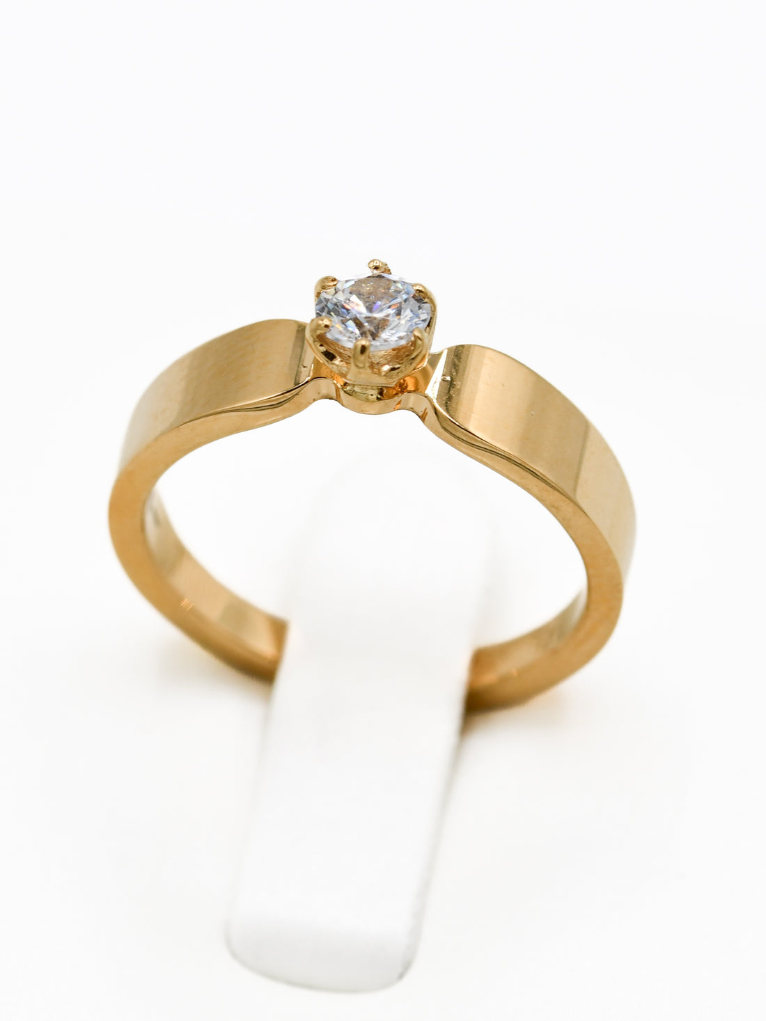 22ct Gold CZ Ladies Ring