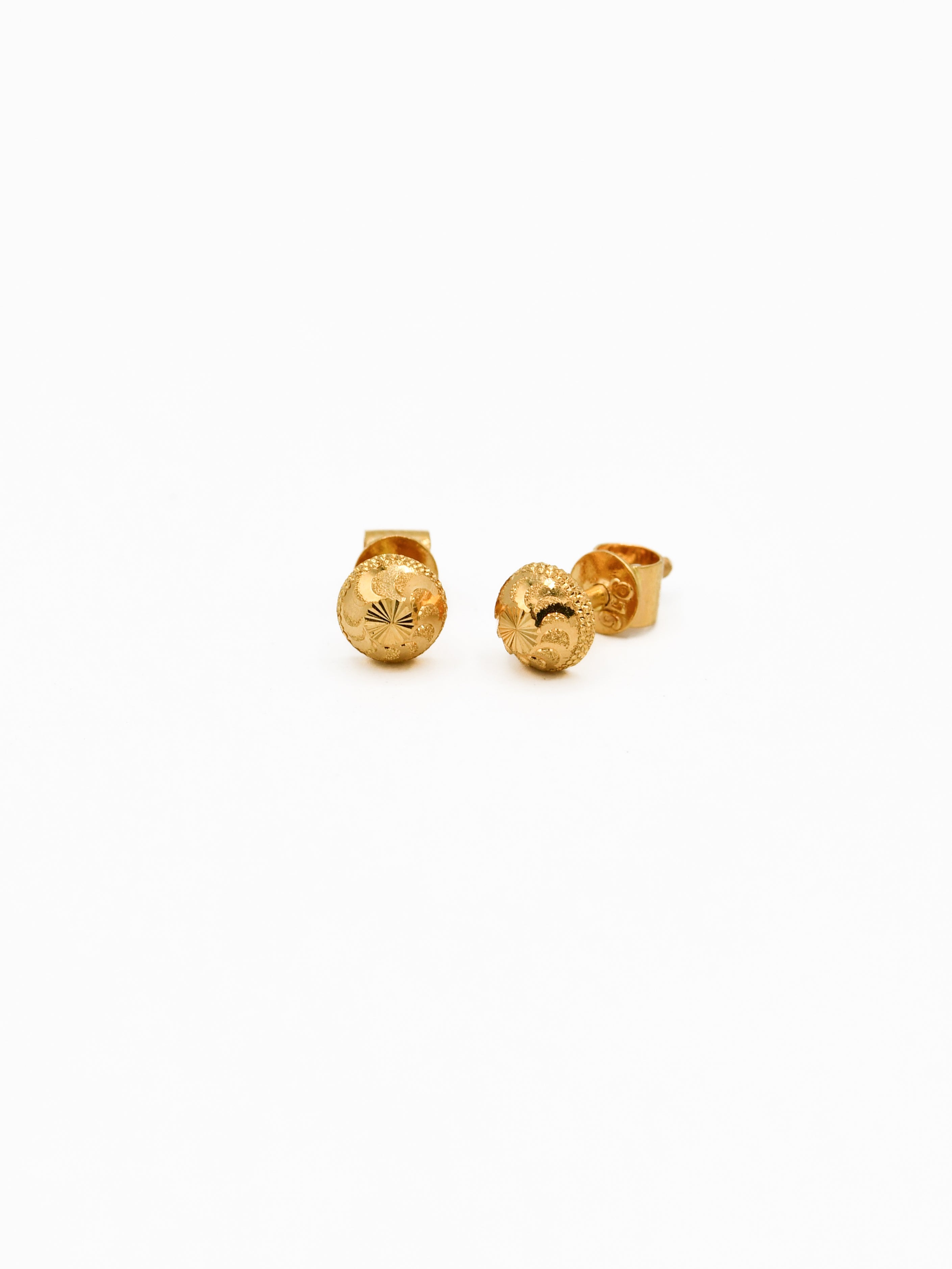 22ct Gold Stud Earrings