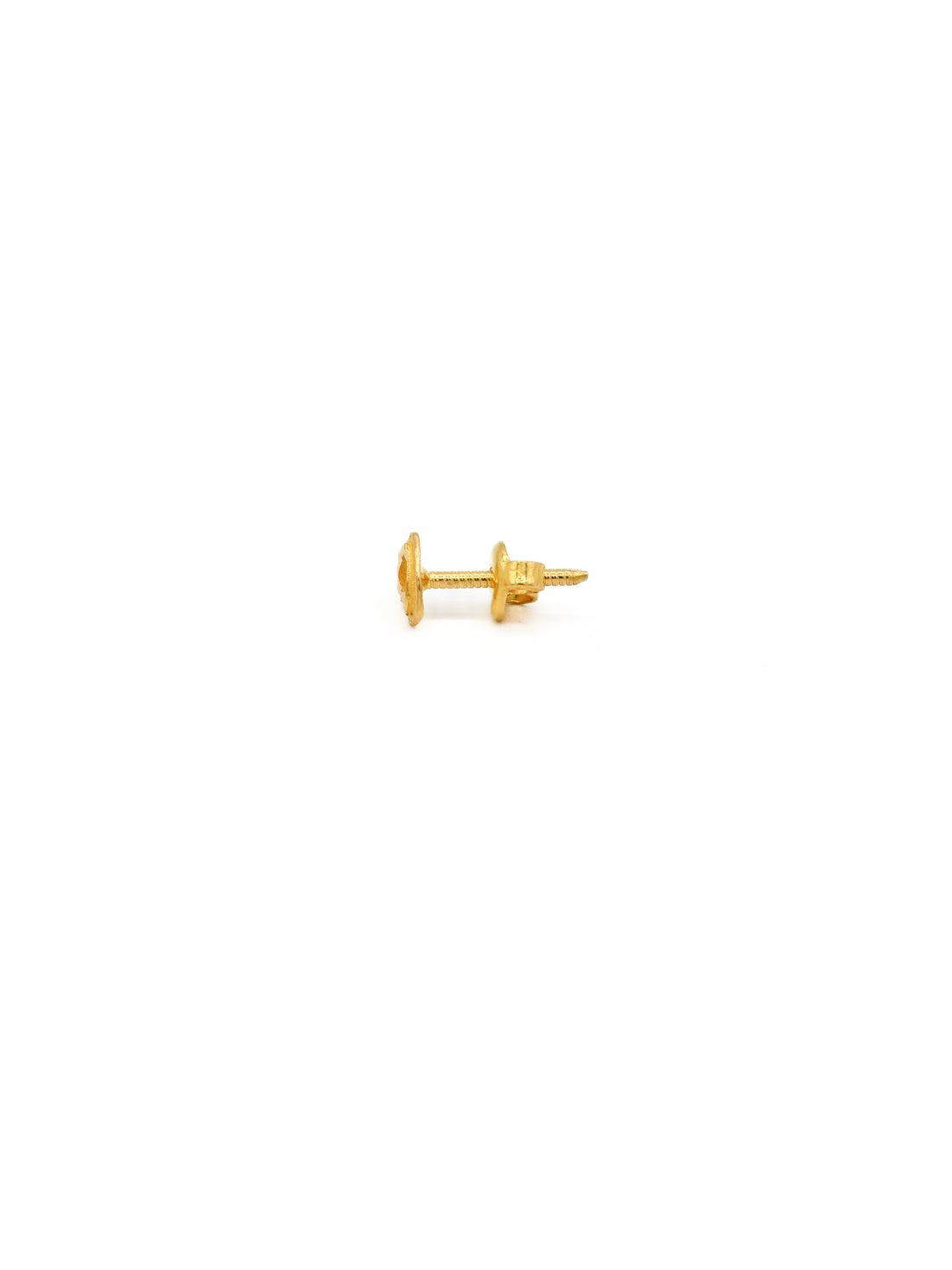 22ct Gold Heart Stud Earrings