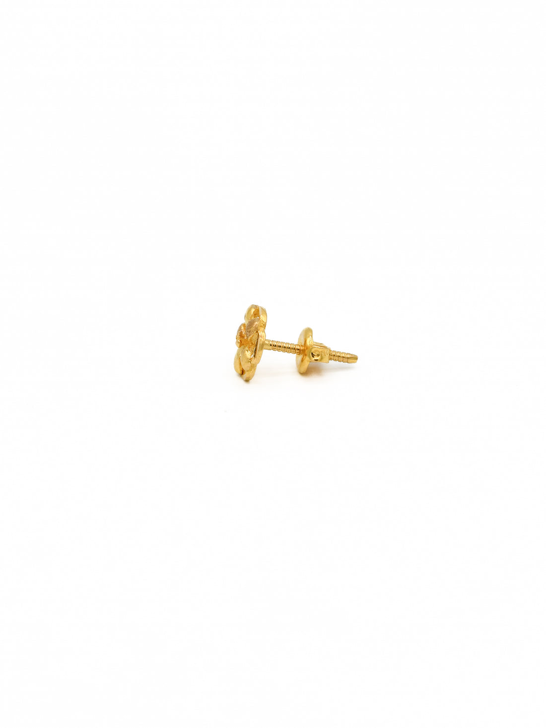 22ct Gold Flower Stud Earrings