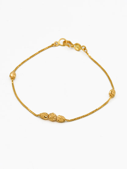 22ct Gold Ball Bracelet