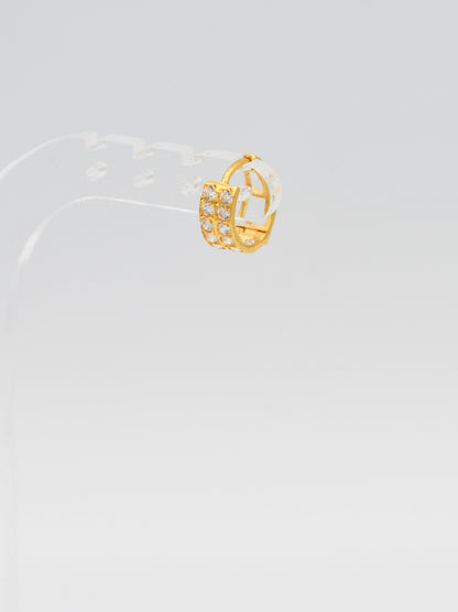 22ct Gold CZ Bali