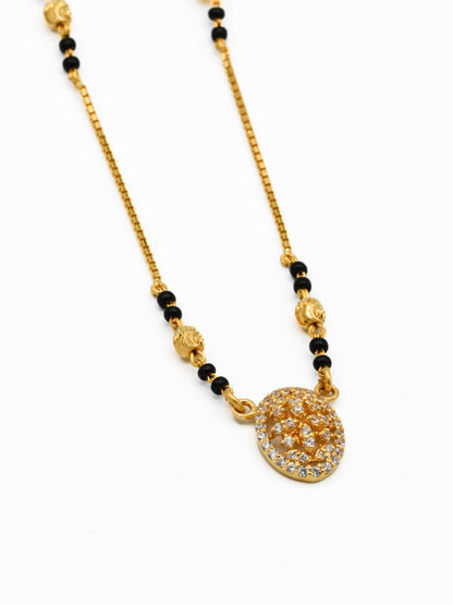 22ct Gold CZ Mangal Sutra