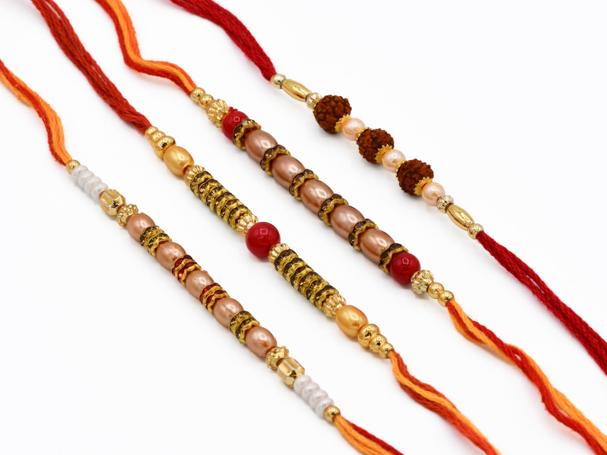 4 Assorted Rakhi Set - Roop Darshan