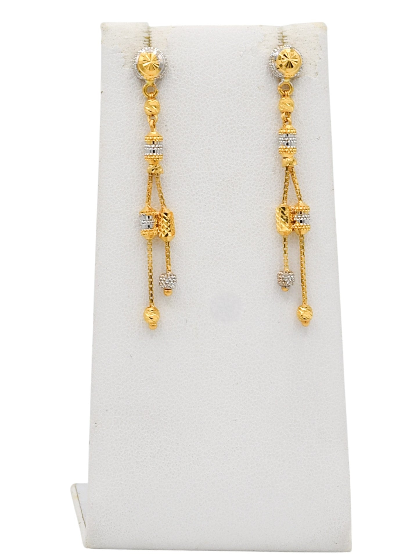 22ct Gold Two Tone Necklace Set