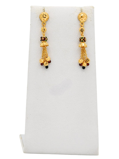 22ct Gold Mina Necklace Set