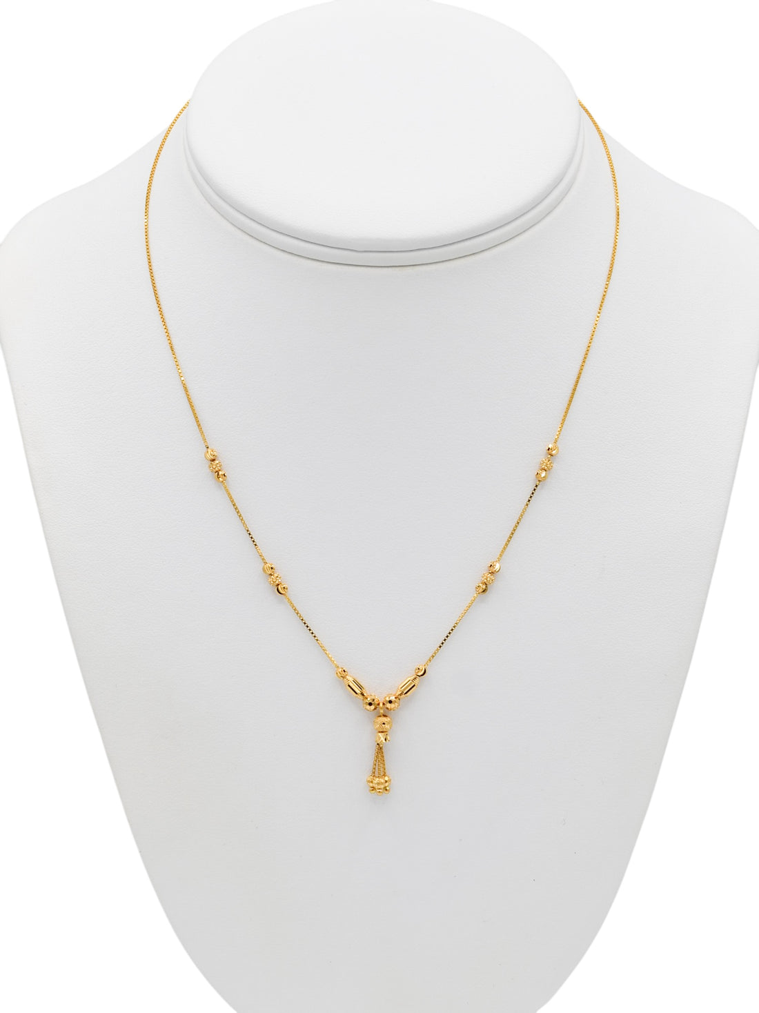 22ct Gold Ball Fancy Chain