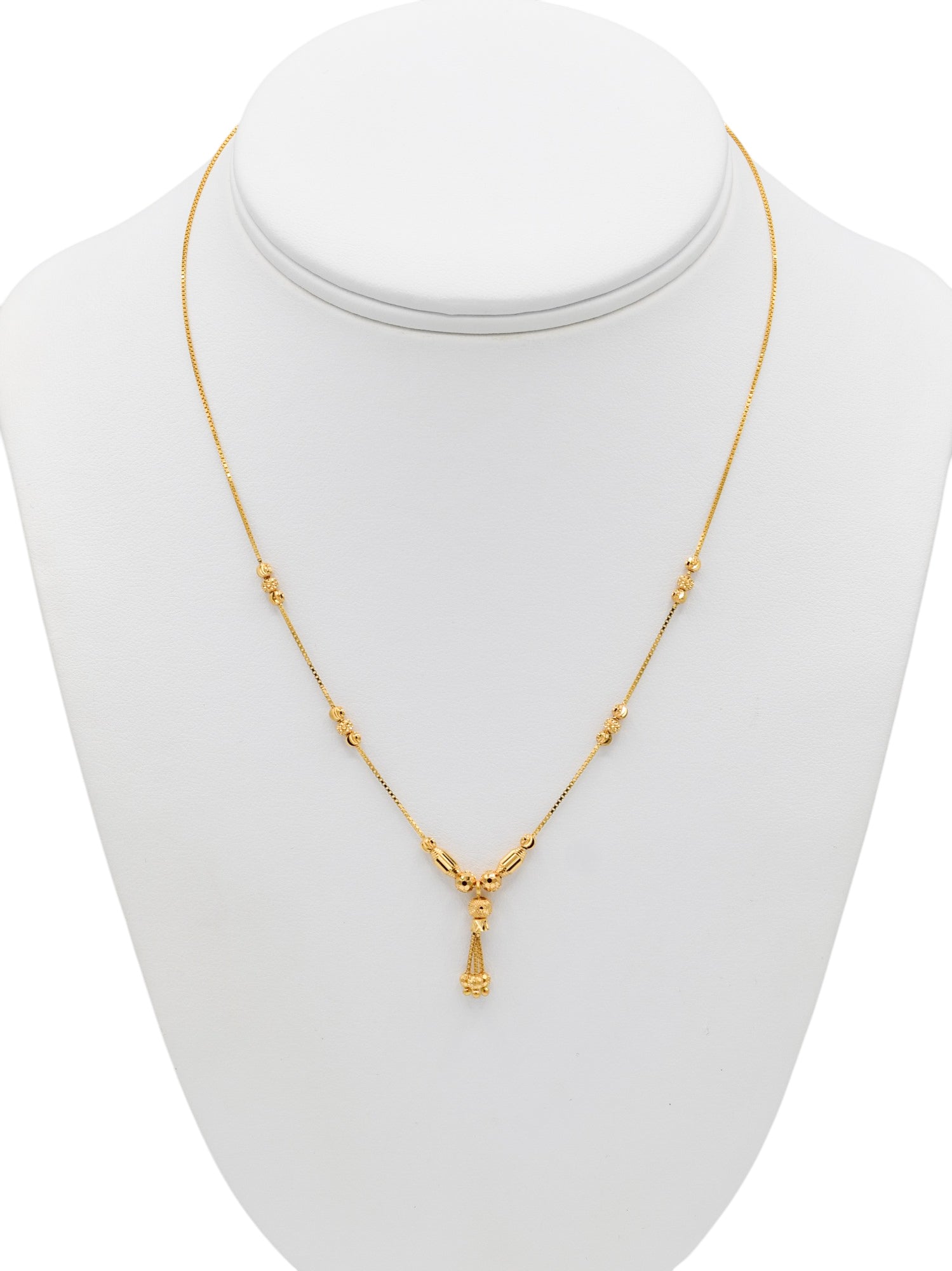 22ct Gold Ball Fancy Chain