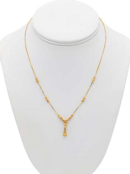 22ct Gold Ball Fancy Chain