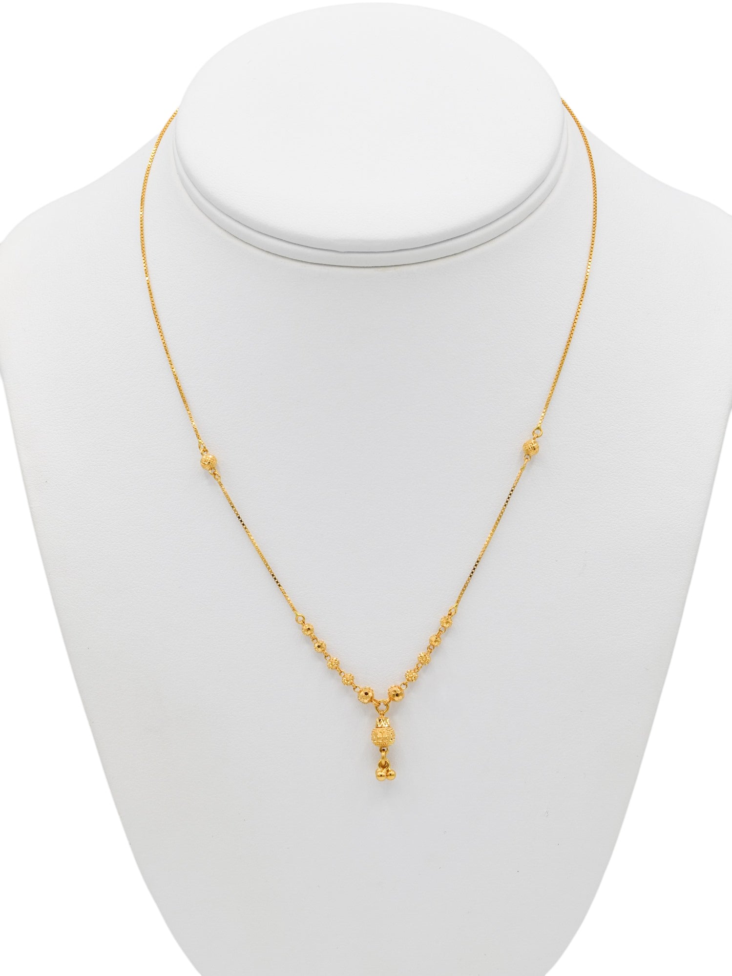 22ct Gold Ball Fancy Chain