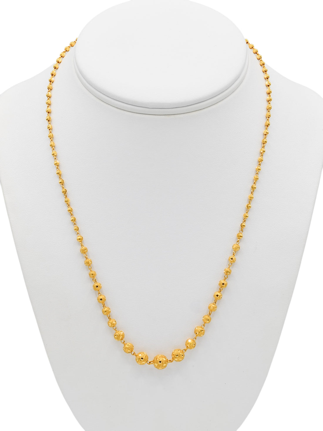 22ct Gold Ball Fancy Chain