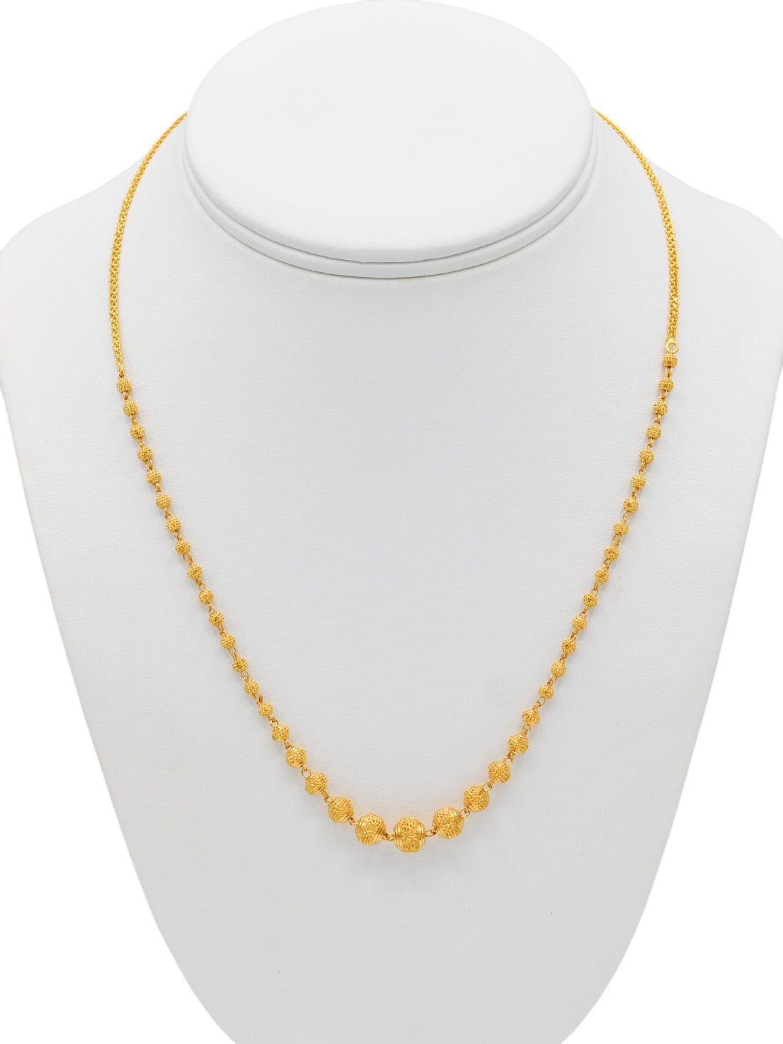 22ct Gold Ball Fancy Chain