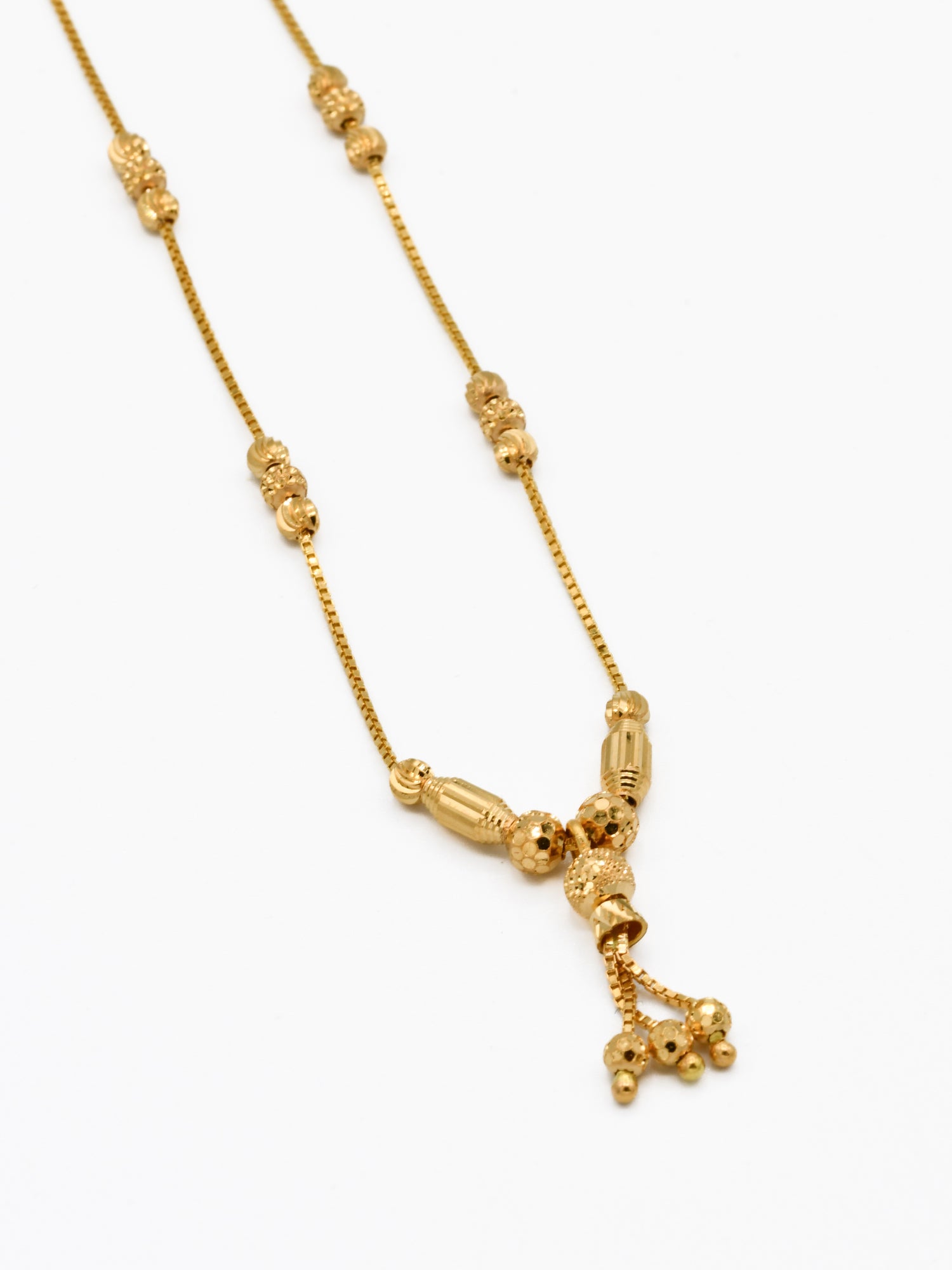 22ct Gold Ball Fancy Chain